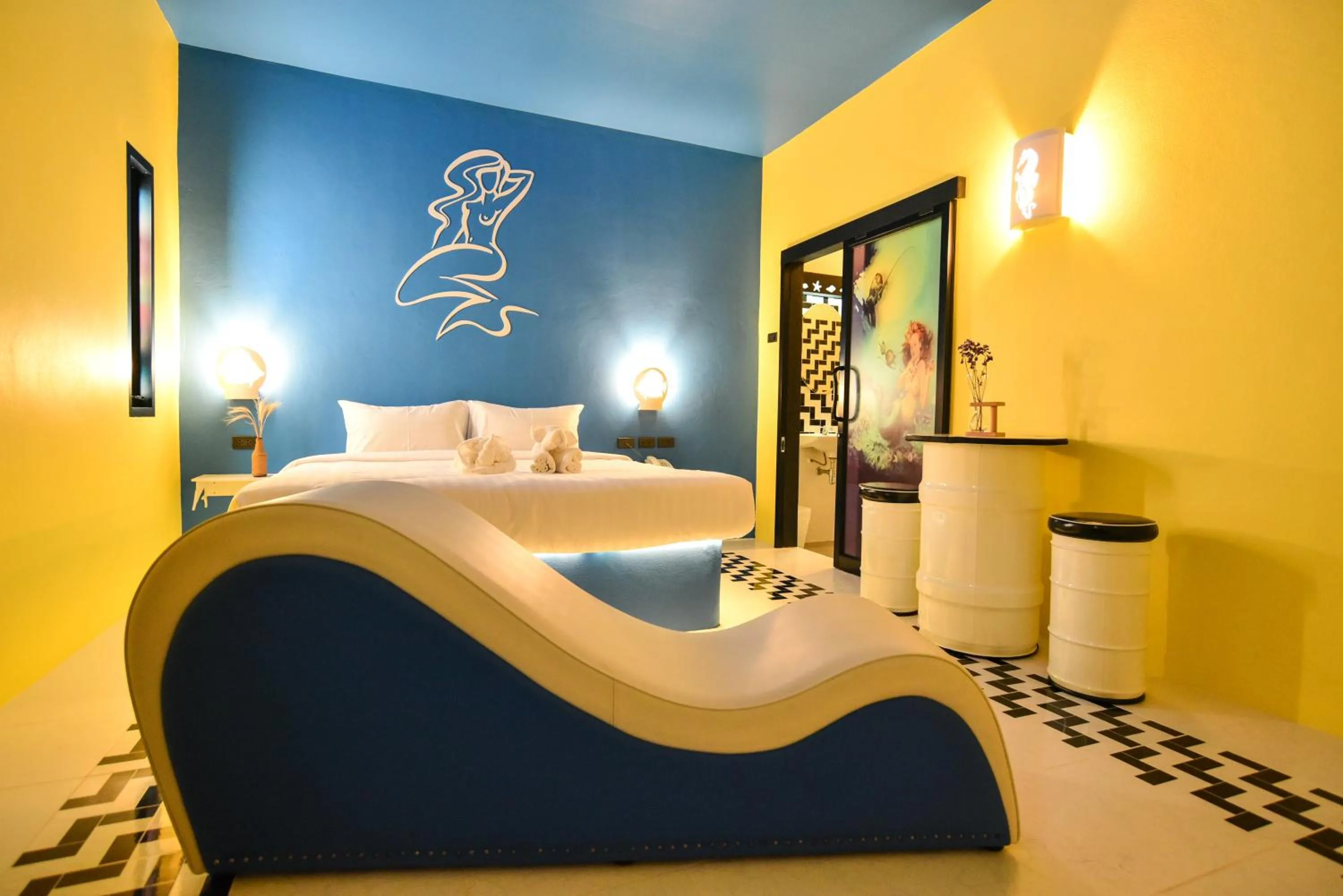 Bed in Bedvilla Chiangrai