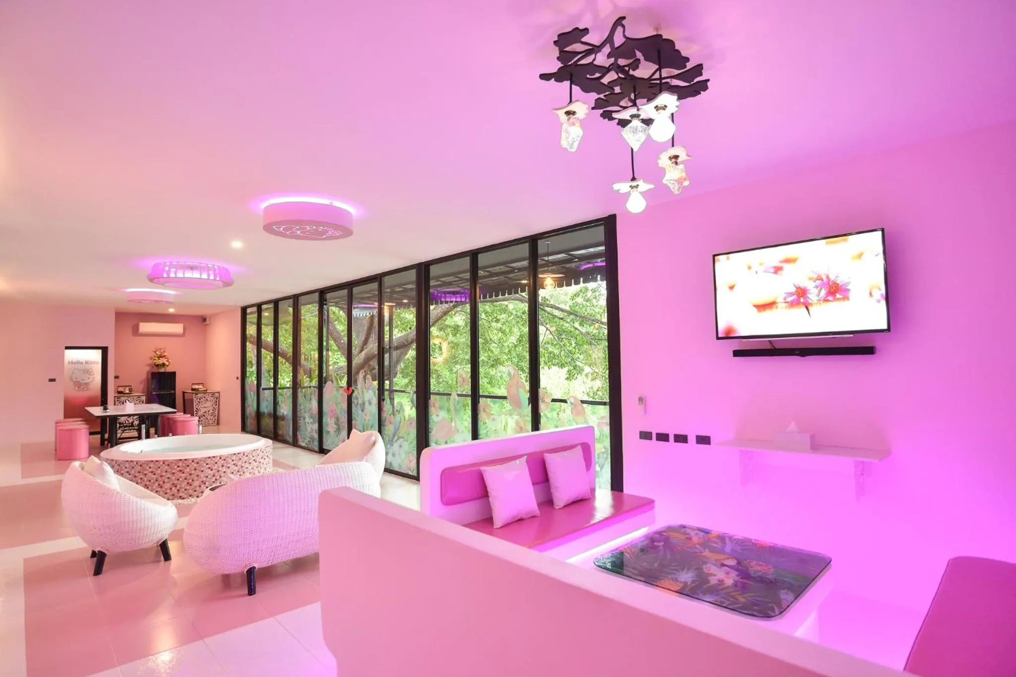 Seating area in Bedvilla Chiangrai