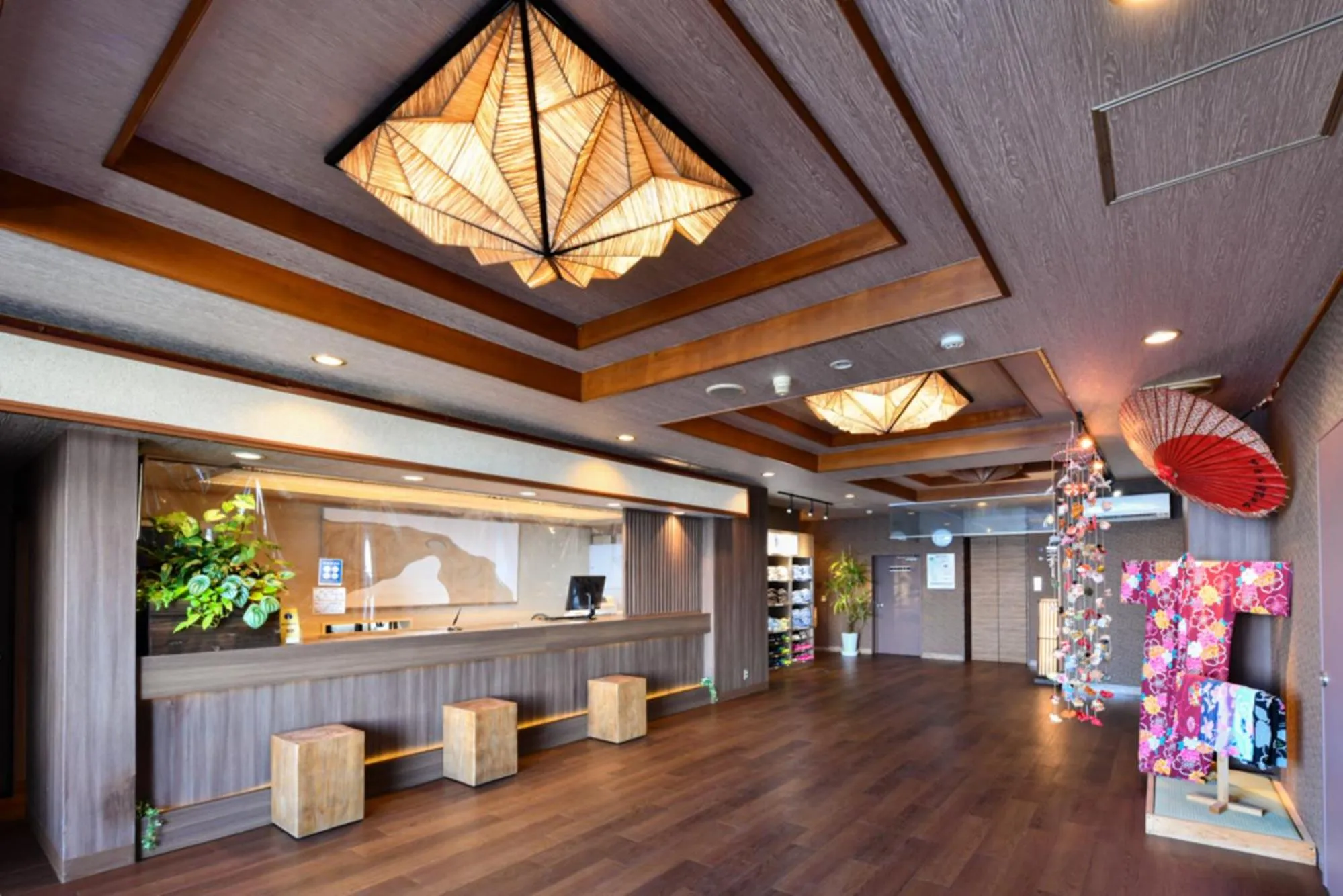Lobby or reception in Hokkawa Onsen Hotel