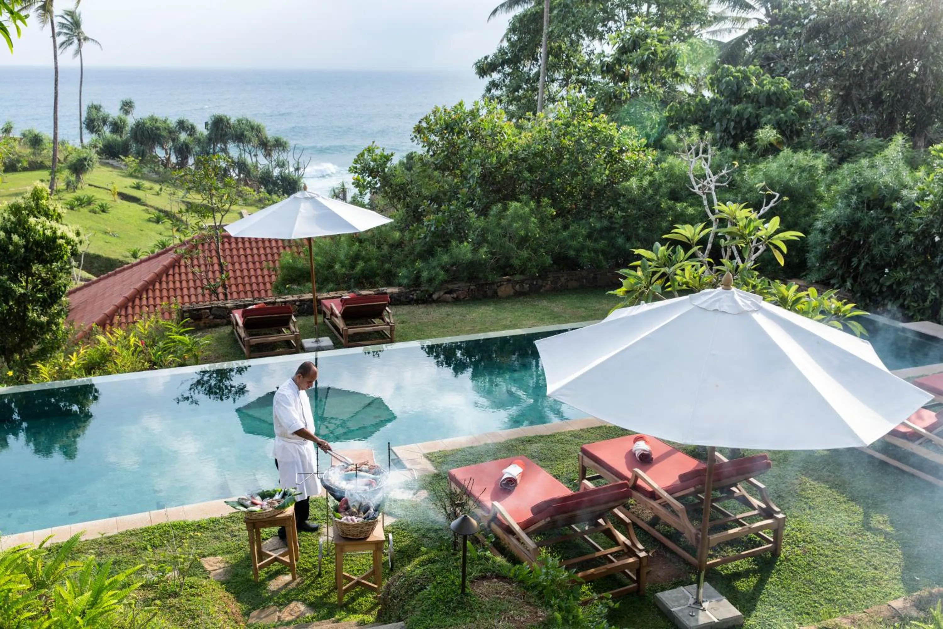 Pool view in Cape Weligama - Relais and Chateaux