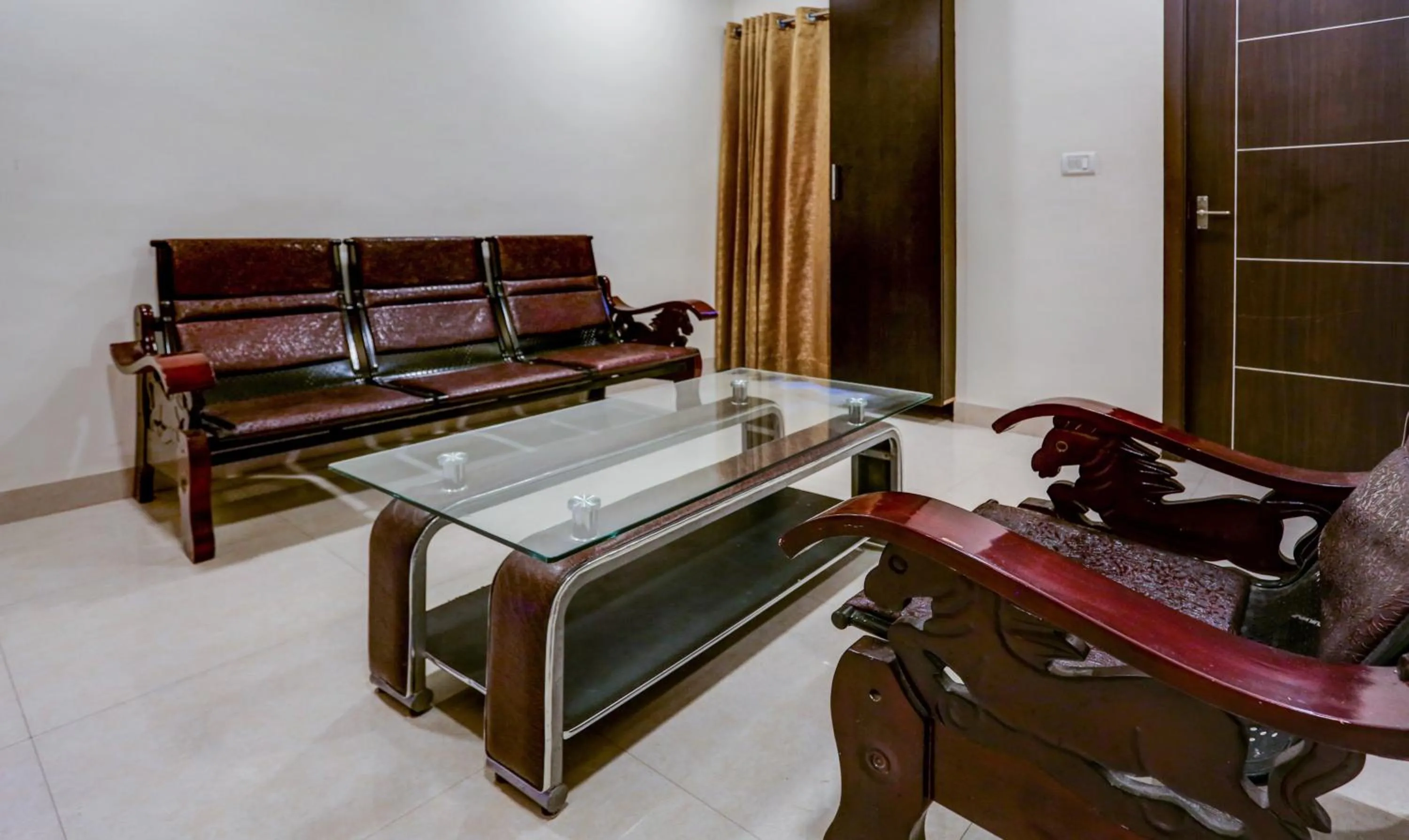 Bed in Hotel Royal Elite Madurai