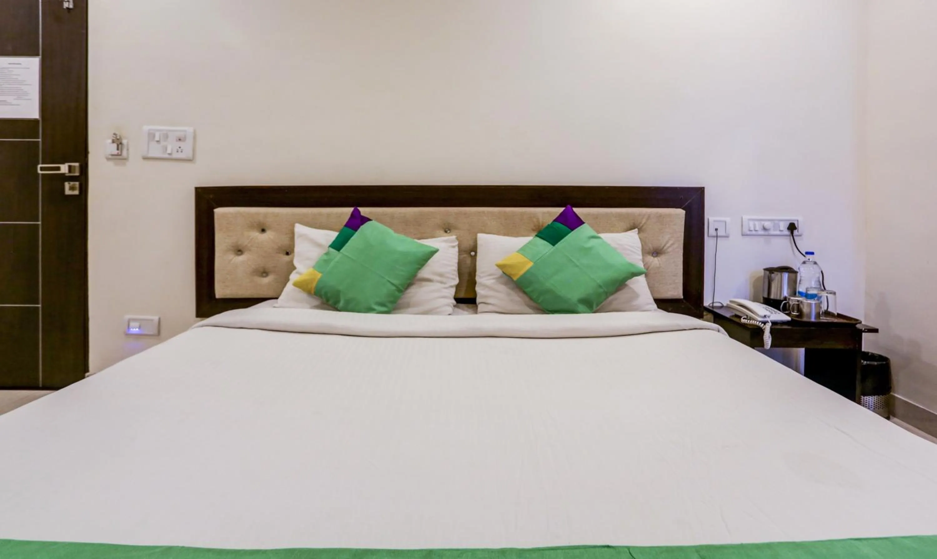 Bed in Hotel Royal Elite Madurai