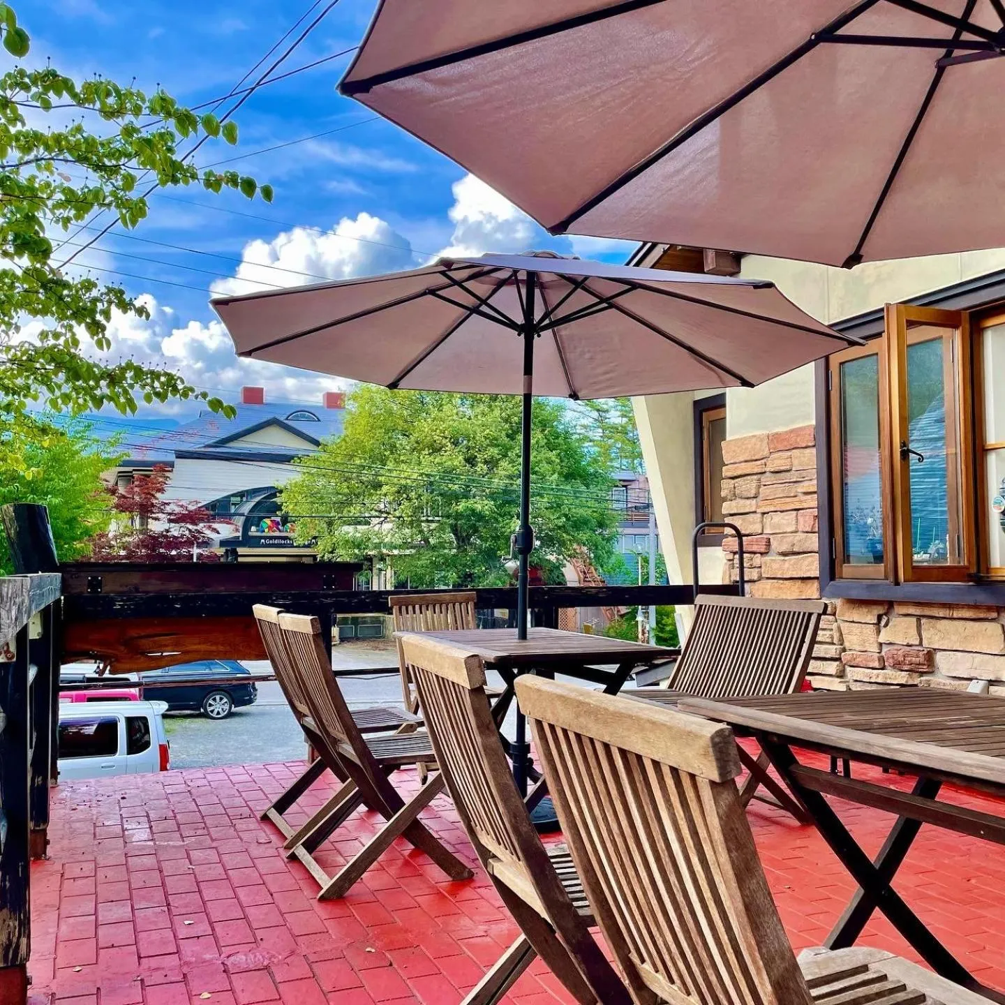 BBQ facilities in Pension Eastmountain Hakuba