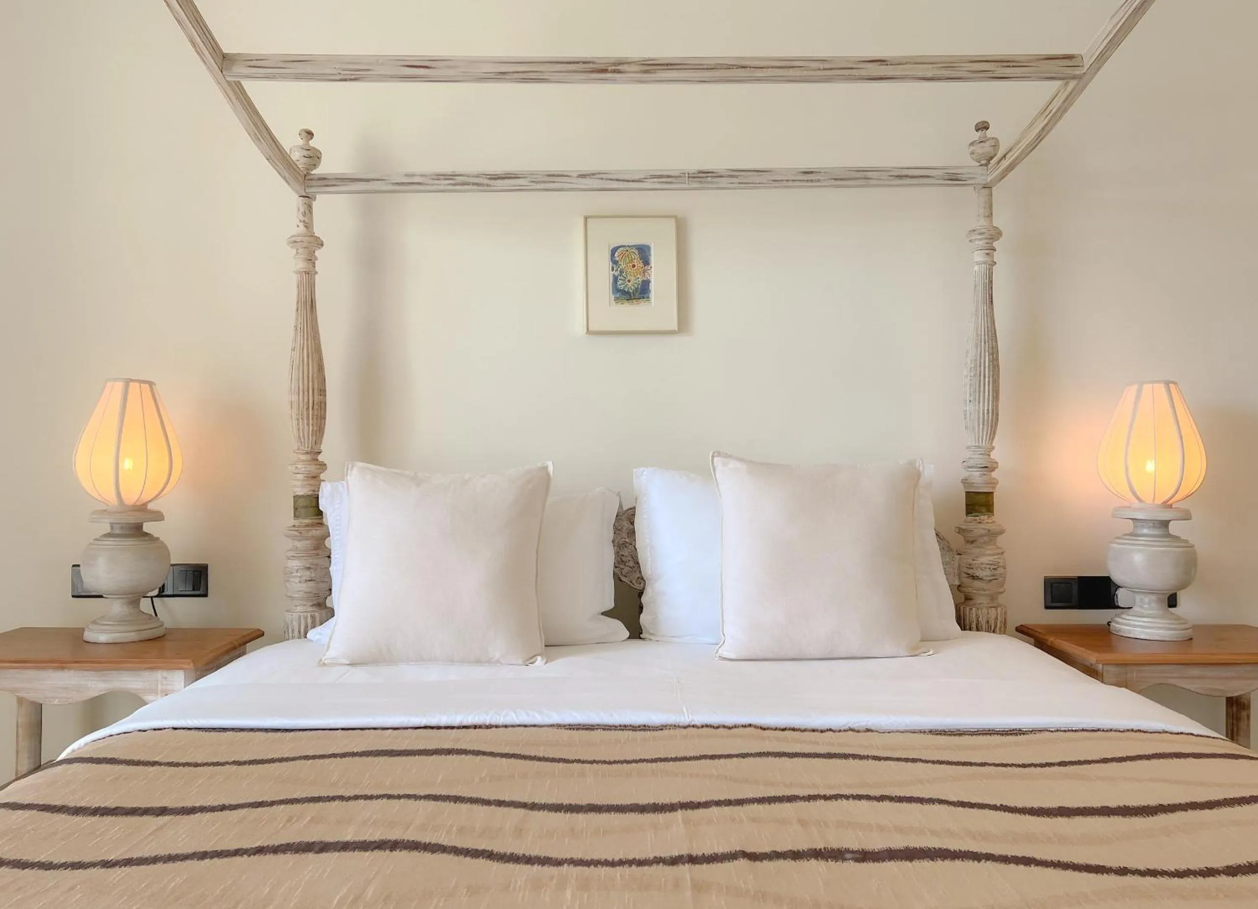 Bed in Naomi Beach Resort - Adults only