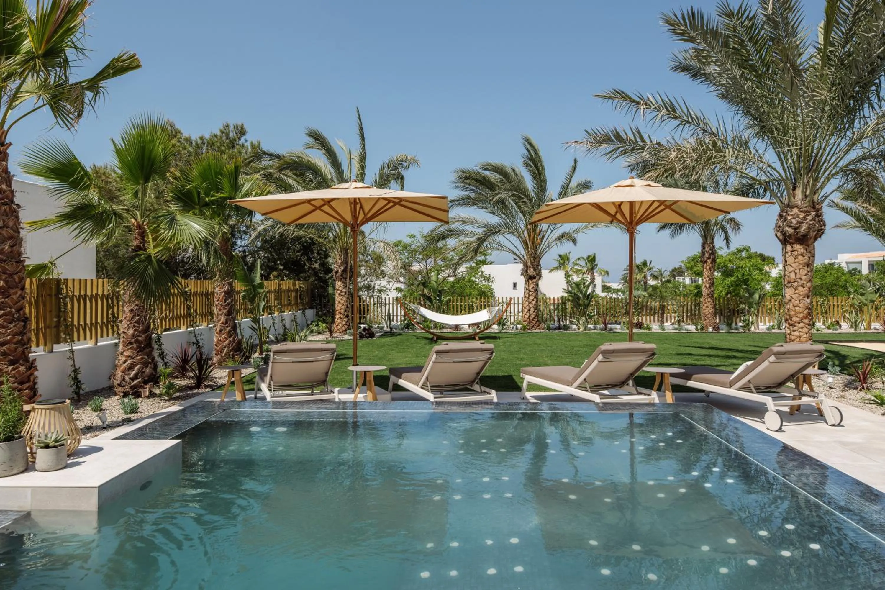 Swimming pool in 7Pines Resort Ibiza, part of Destination by Hyatt