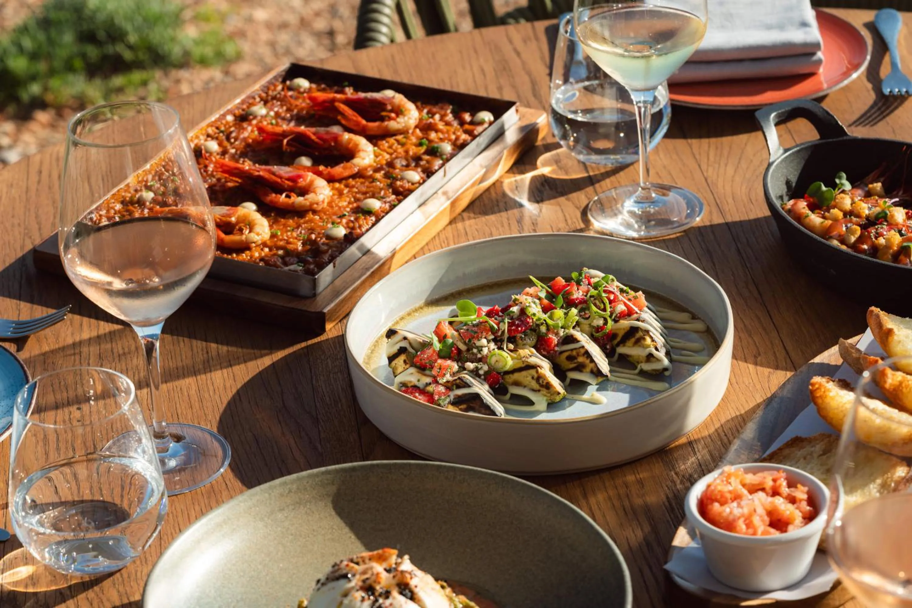 Food and drinks in 7Pines Resort Ibiza, part of Destination by Hyatt