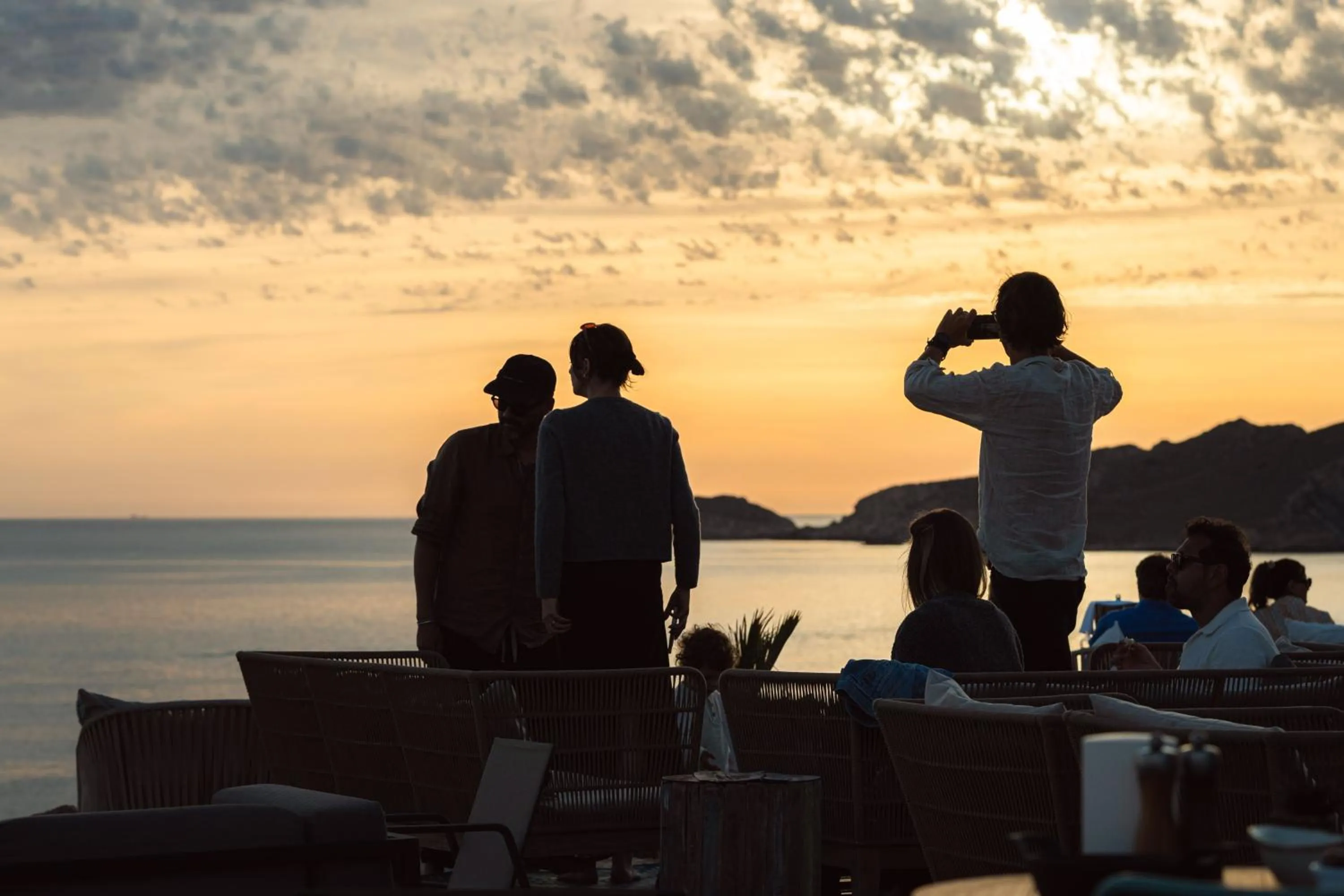 Sunset in 7Pines Resort Ibiza, part of Destination by Hyatt