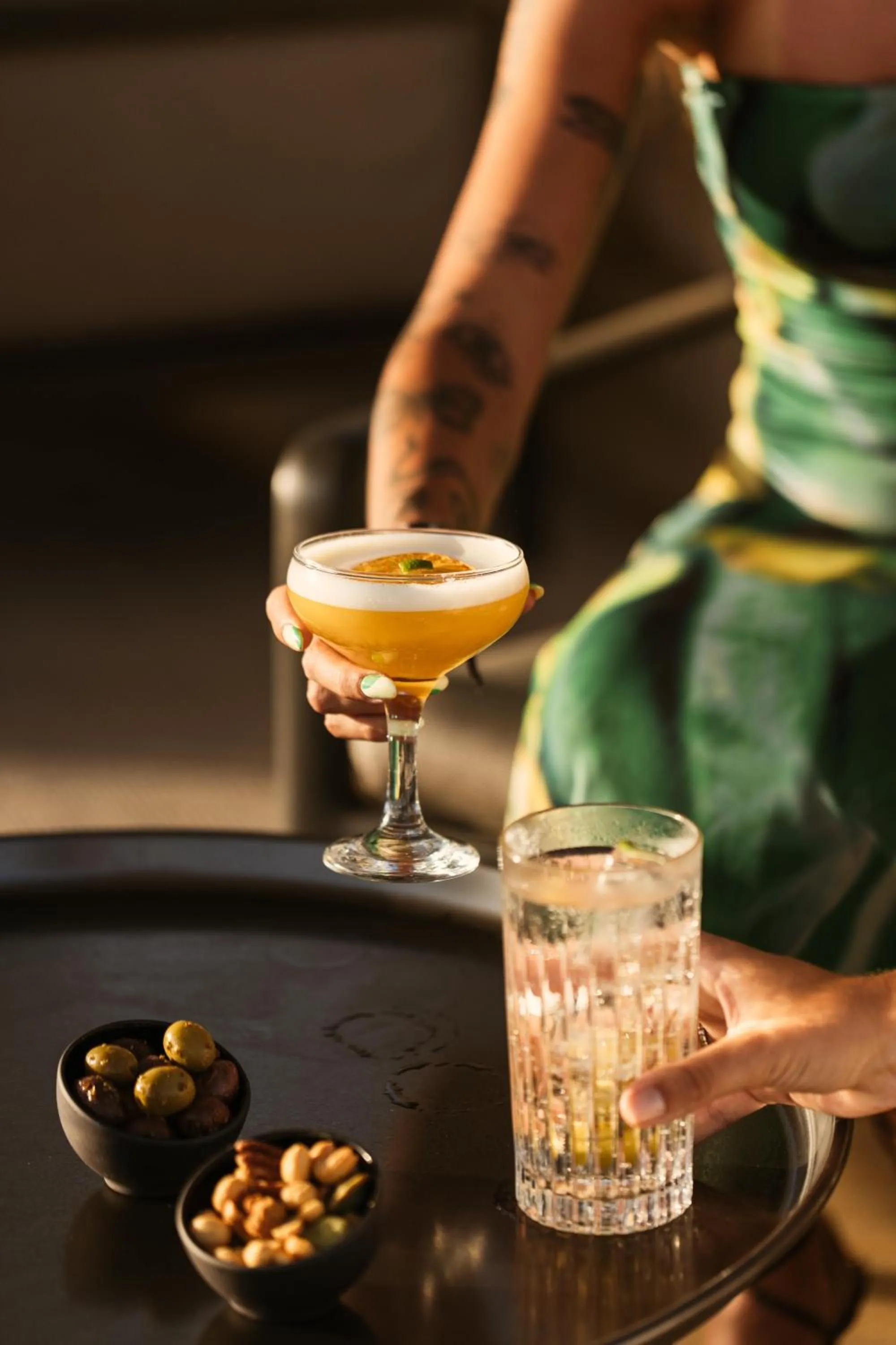 Alcoholic drinks in 7Pines Resort Ibiza, part of Destination by Hyatt