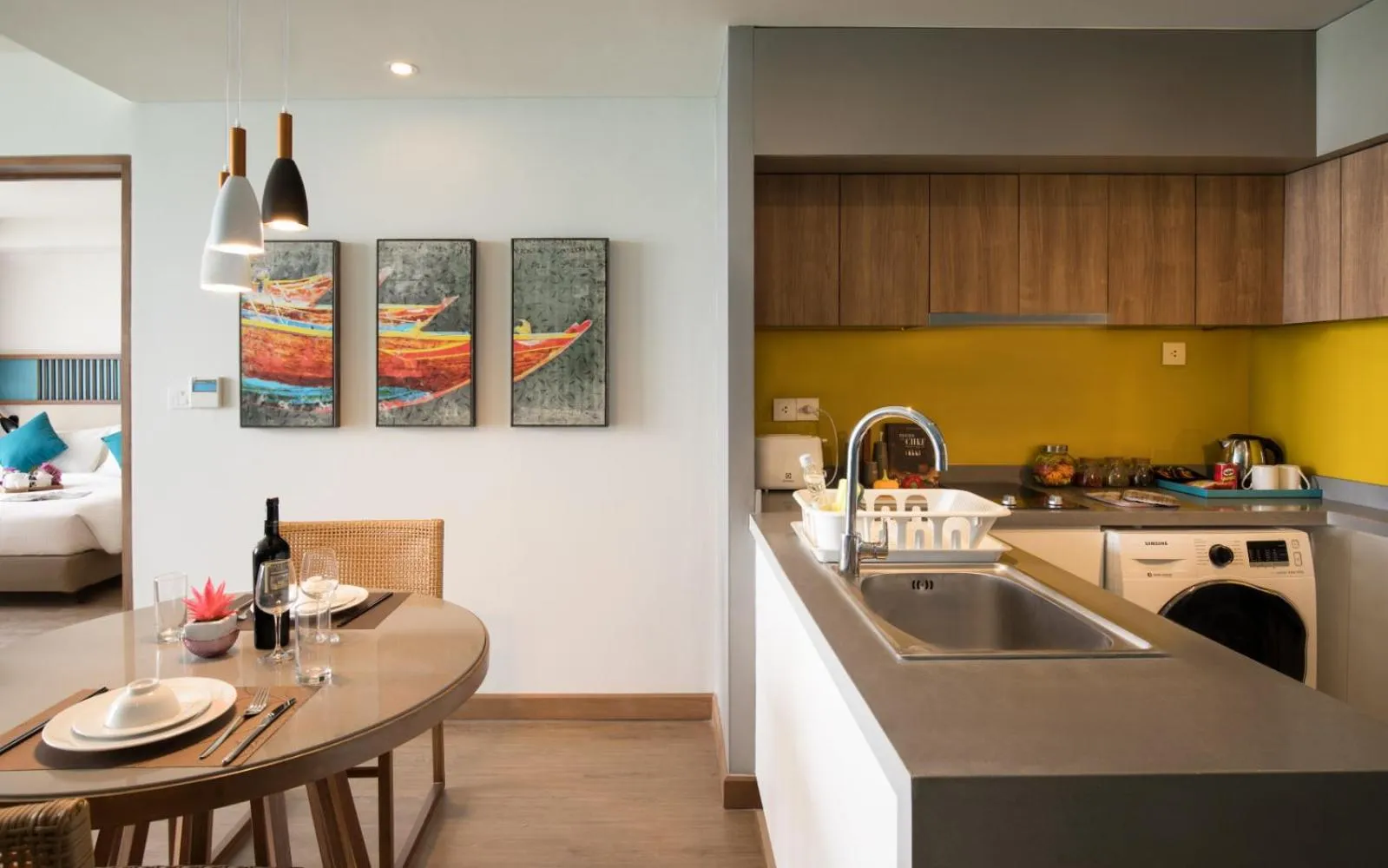 Kitchen or kitchenette in Citadines Bayfront Nha Trang