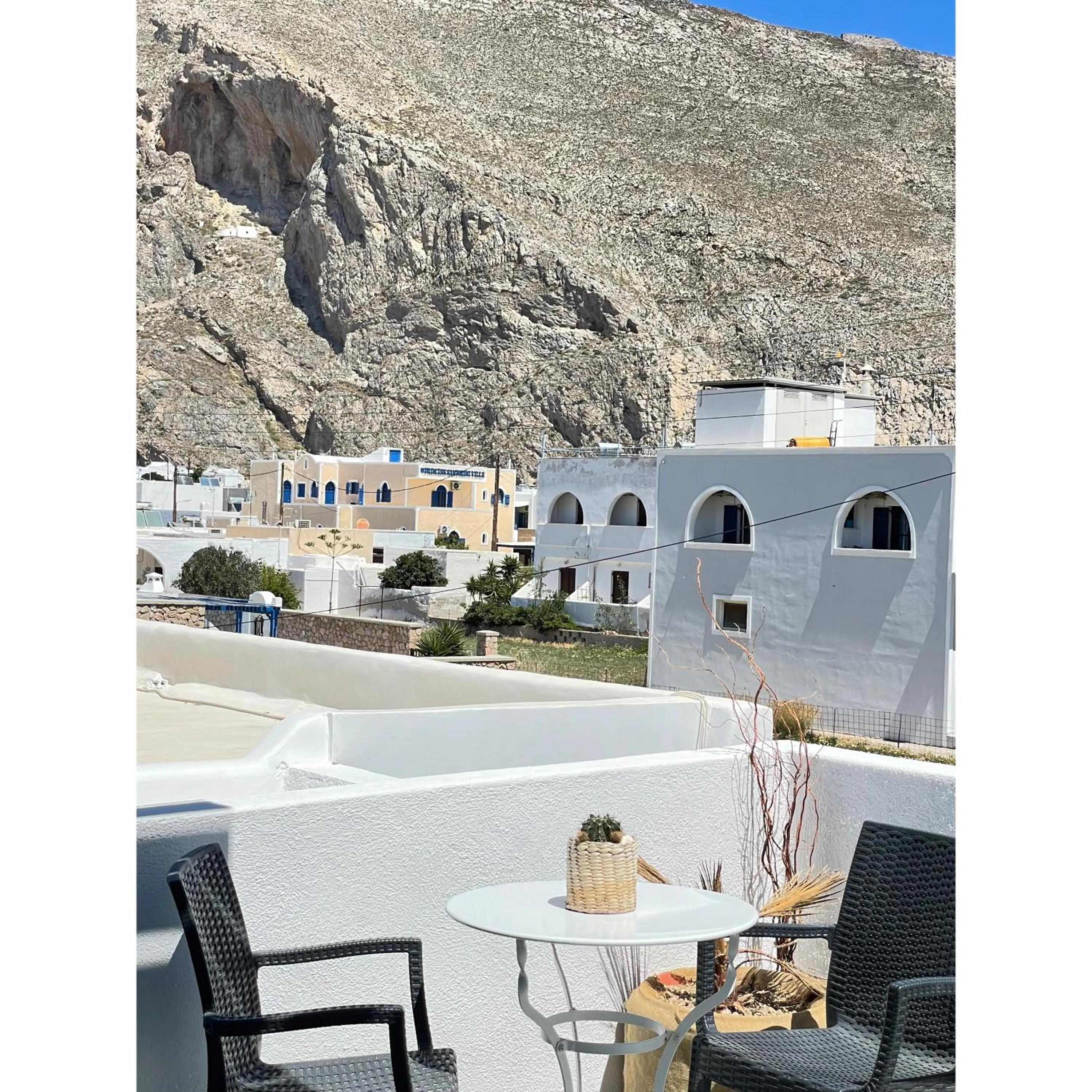Balcony/Terrace in Cal Day Rooms Santorini