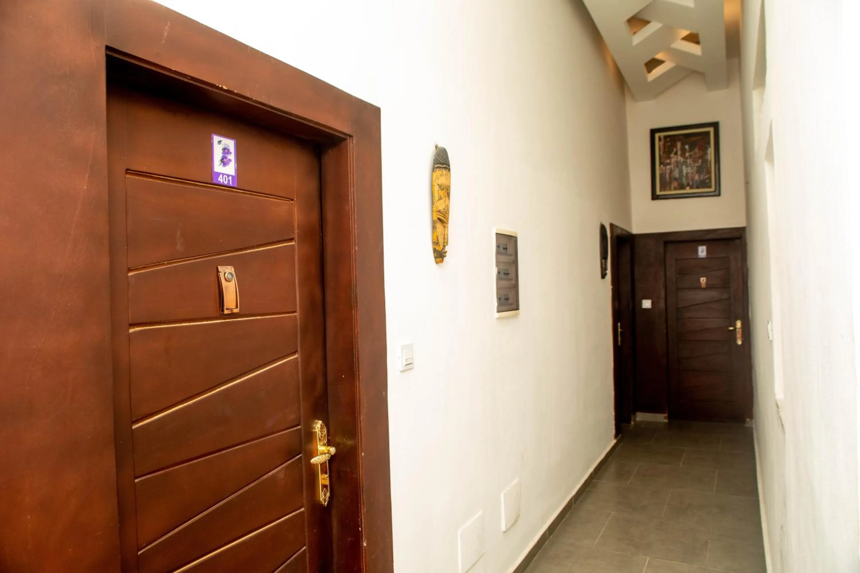 View (from property/room) in Hotel Les Orchidées