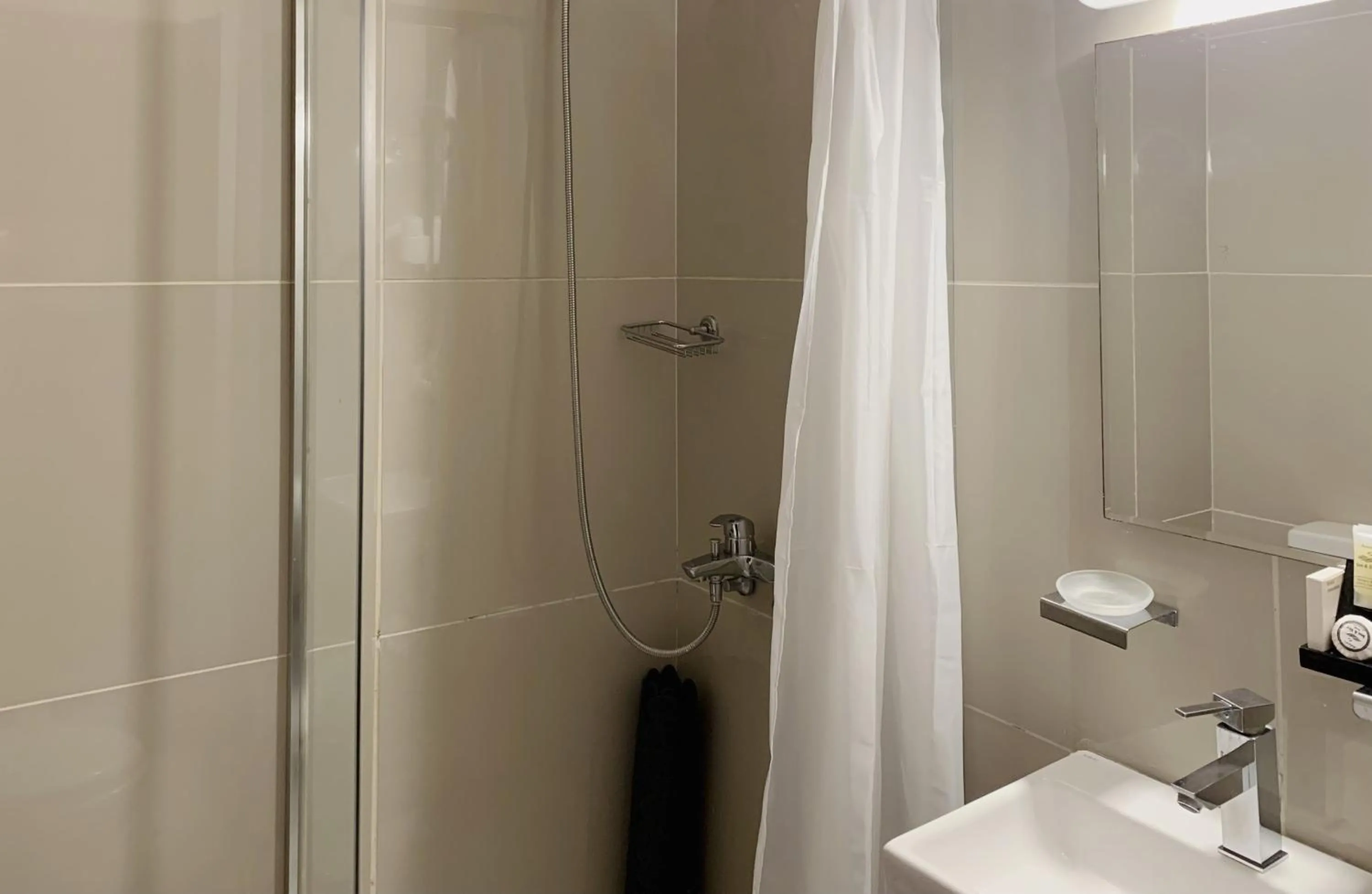 Shower in Messini Hotel