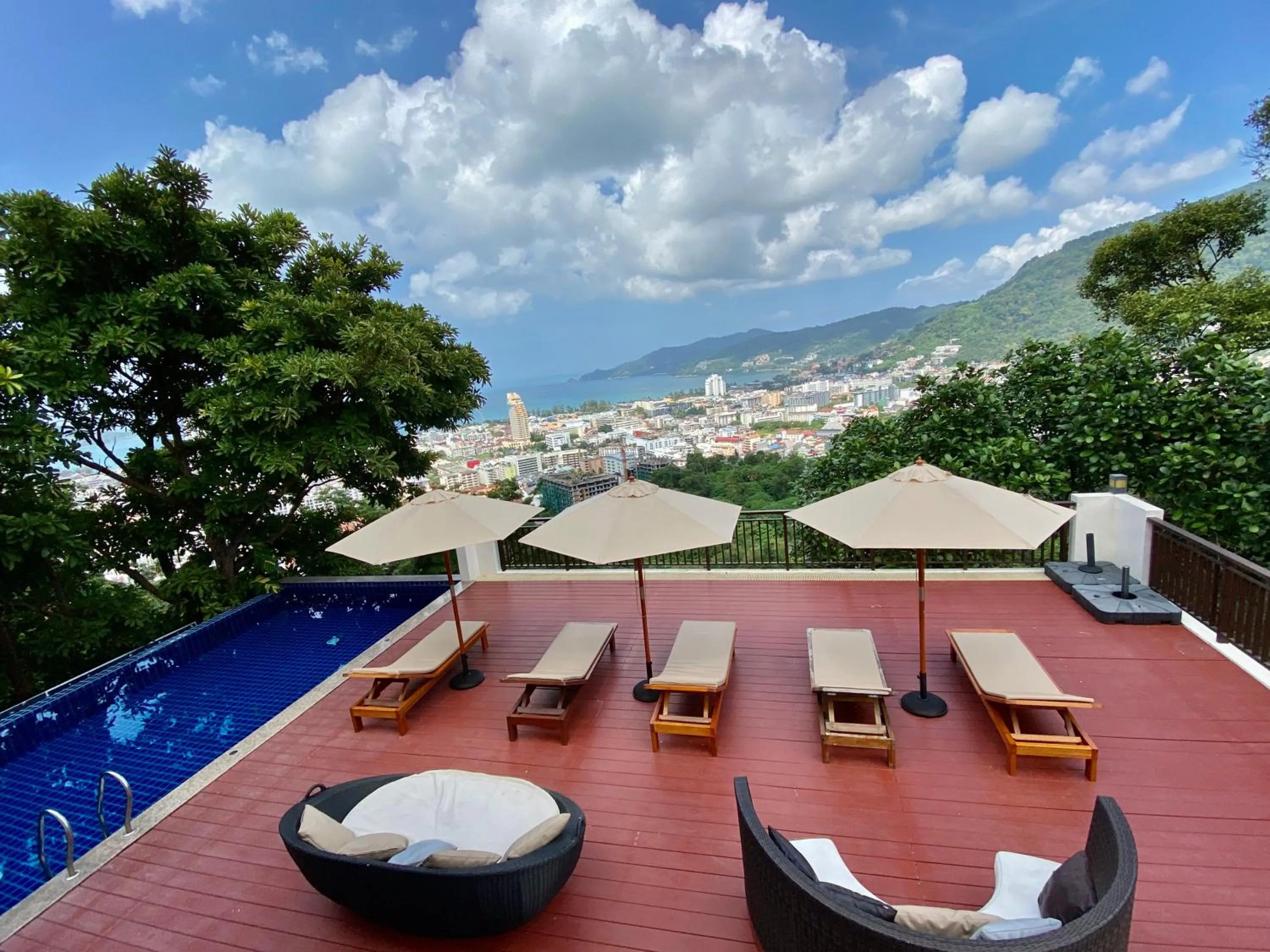 Pool view in Sunset Bay View Phuket