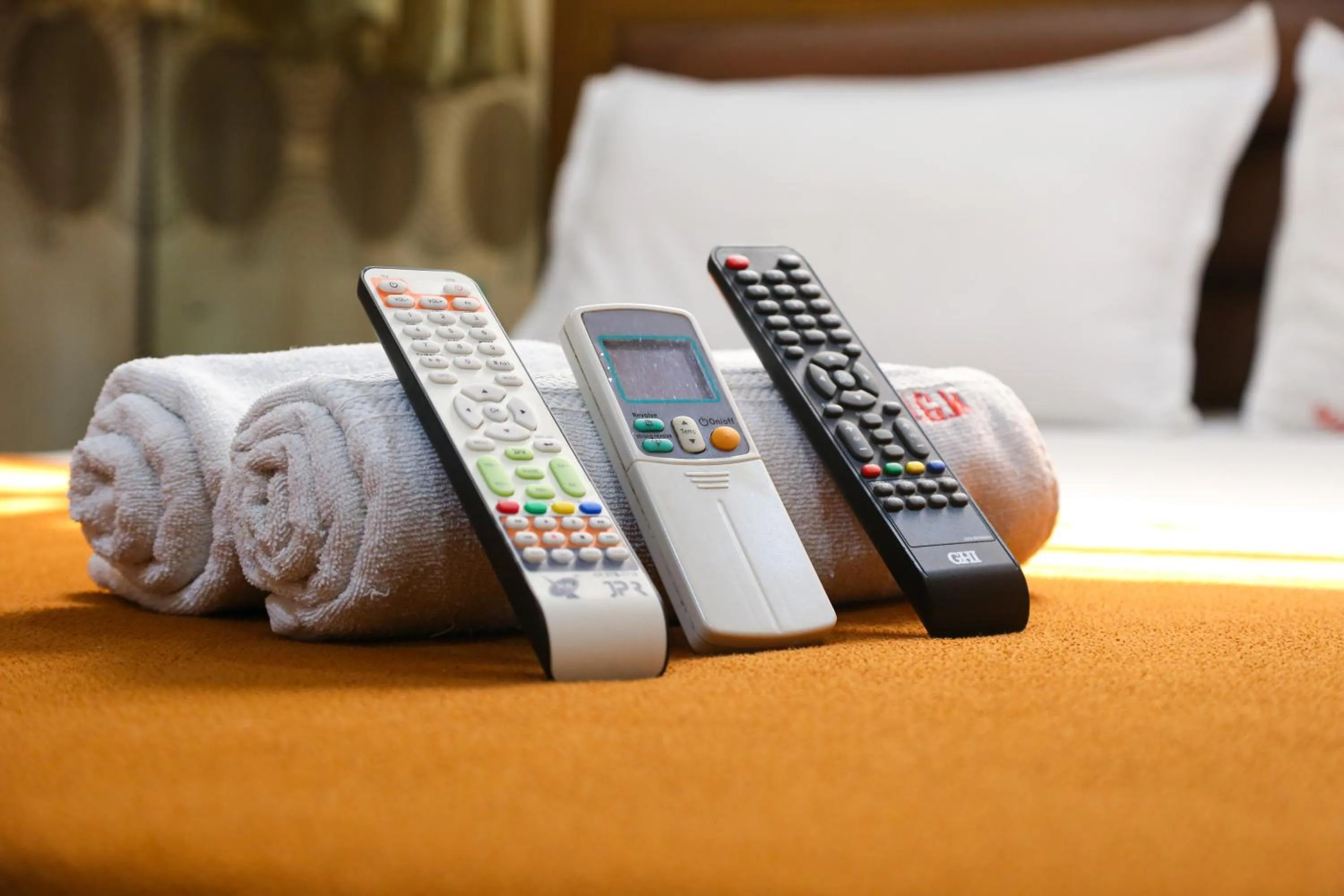 Bed in Welcome Guest House