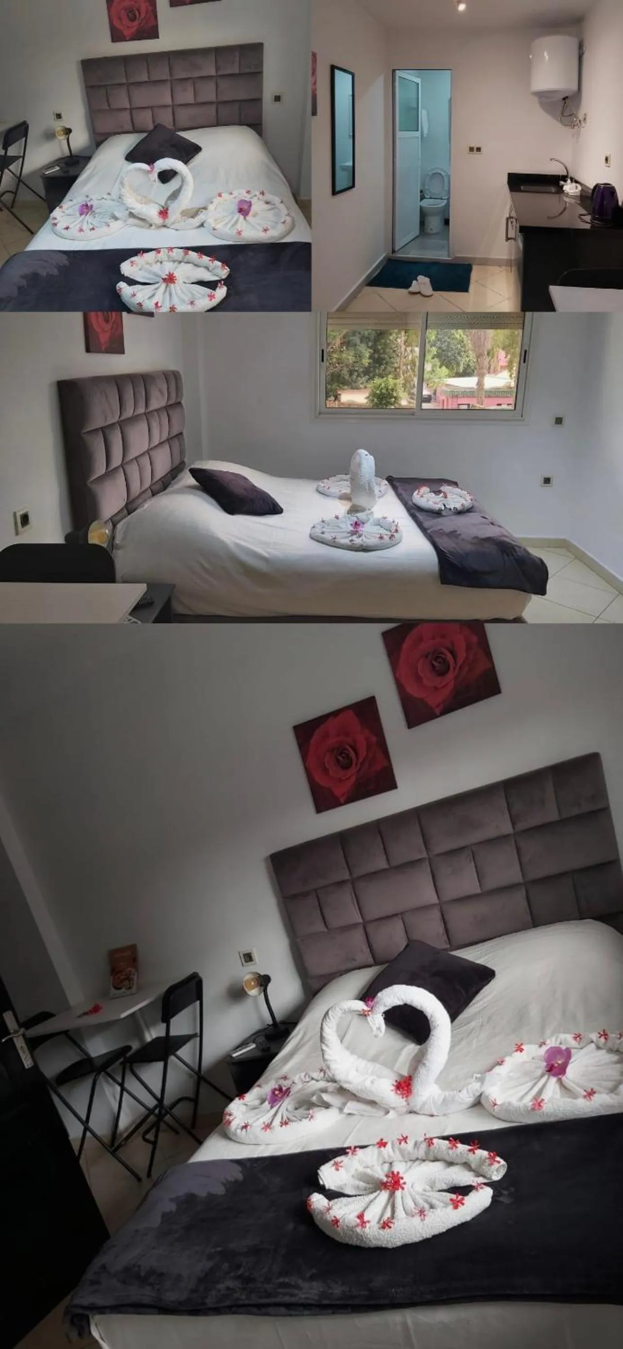 Bed in Appart Hotel Monaco