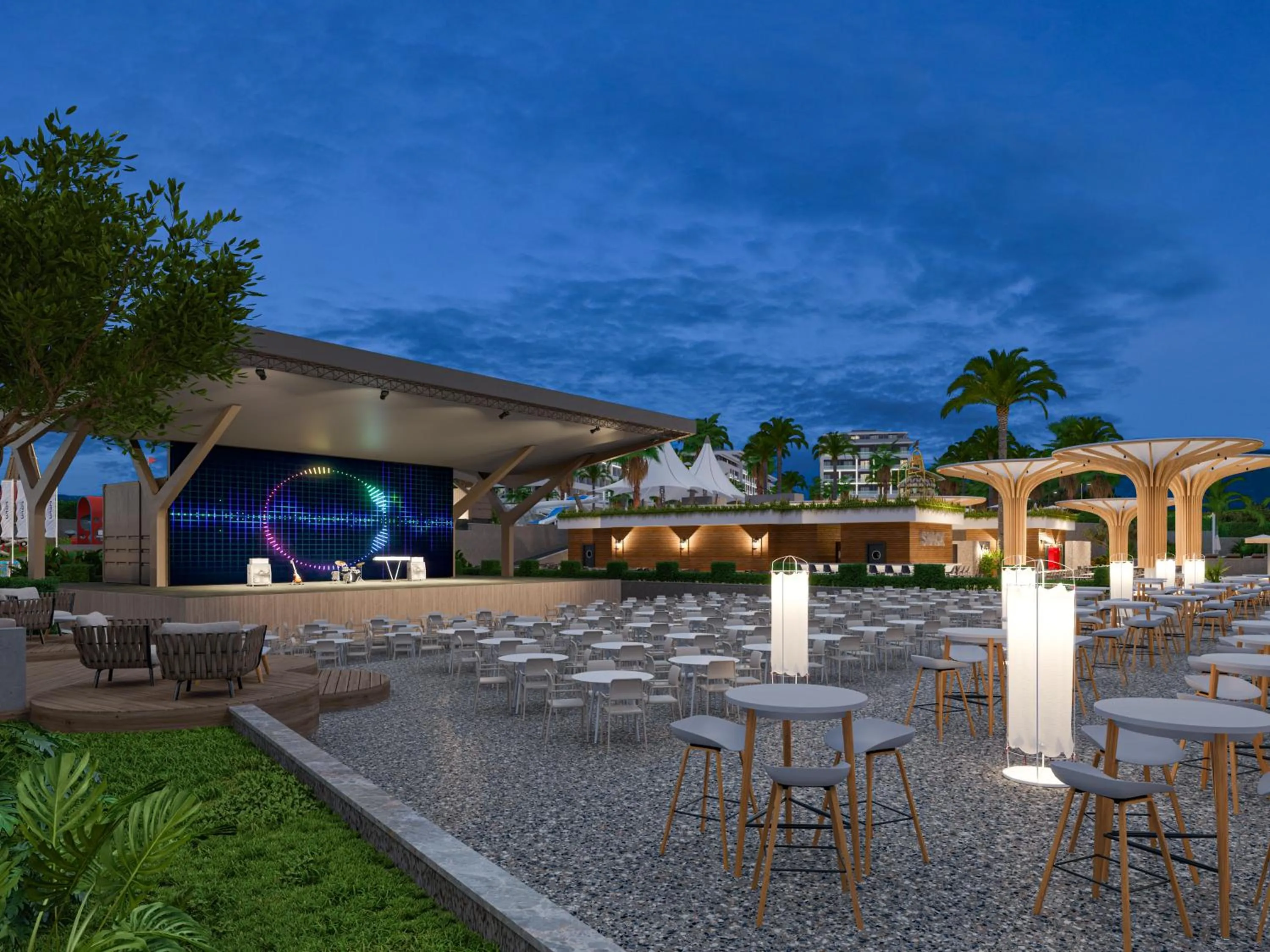 Evening entertainment in Numa Bay Exclusive Hotel - Ultra All Inclusive