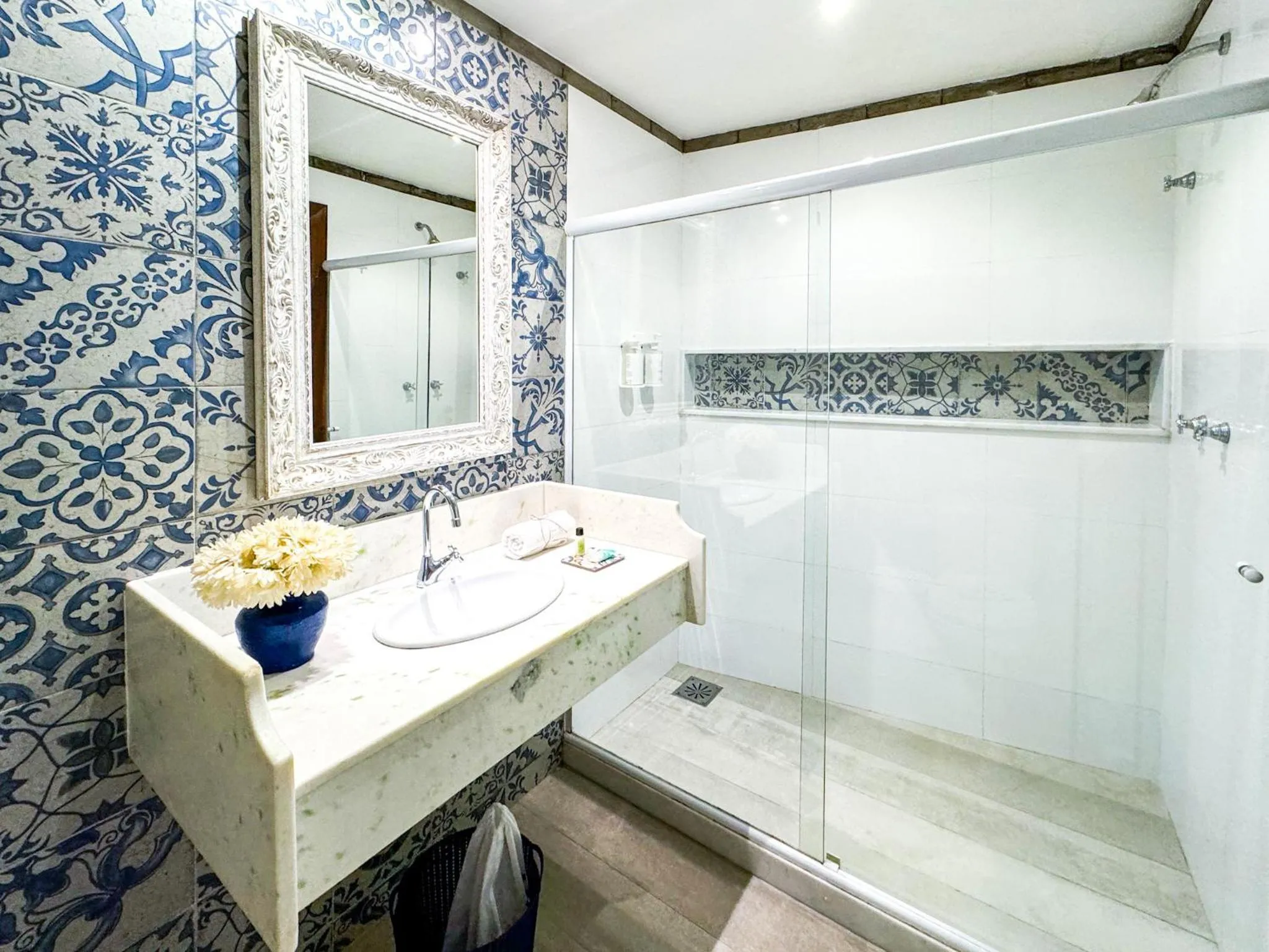 Shower in Hotel Boutique Recanto da Passagem