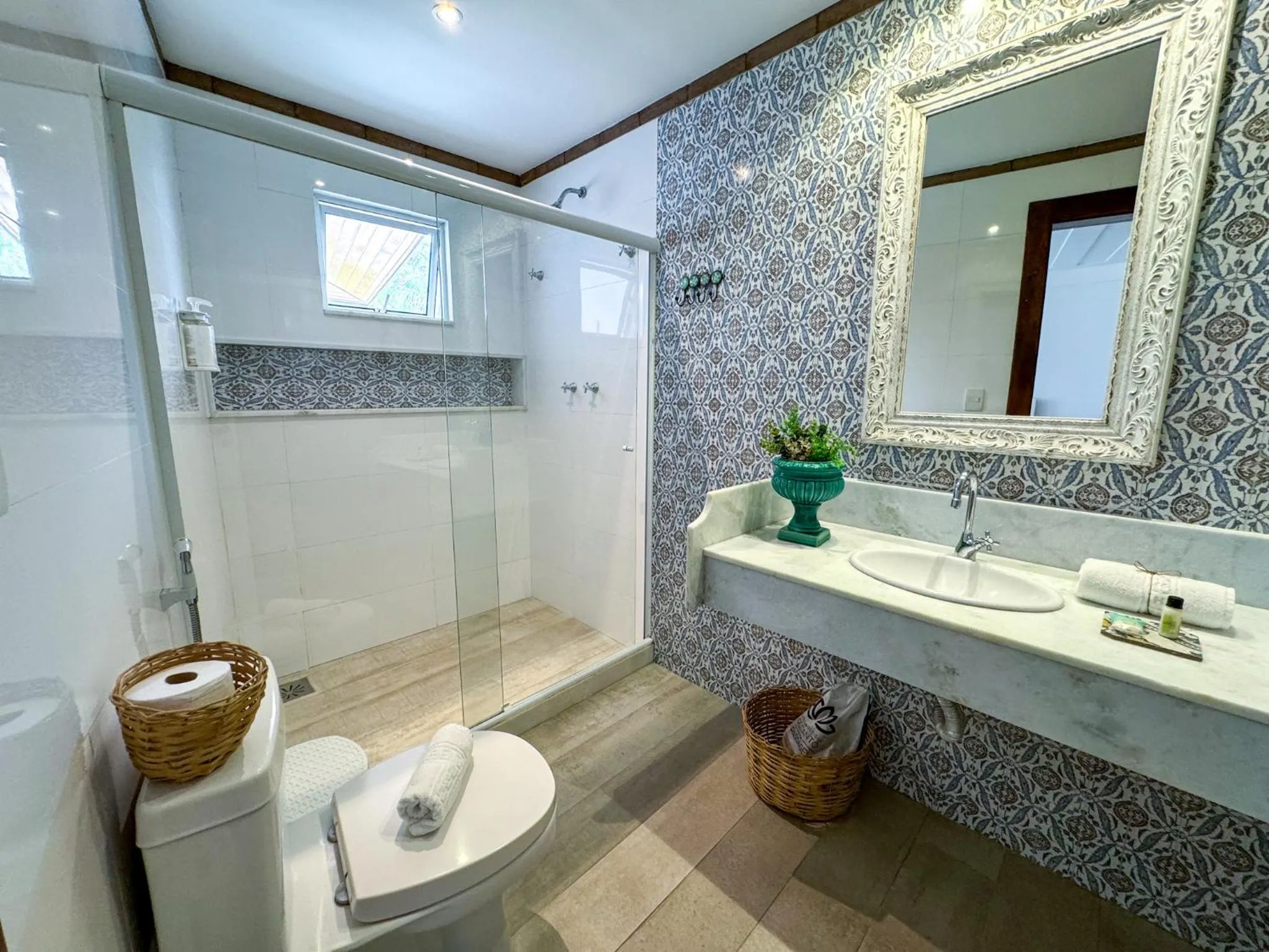 Shower in Hotel Boutique Recanto da Passagem