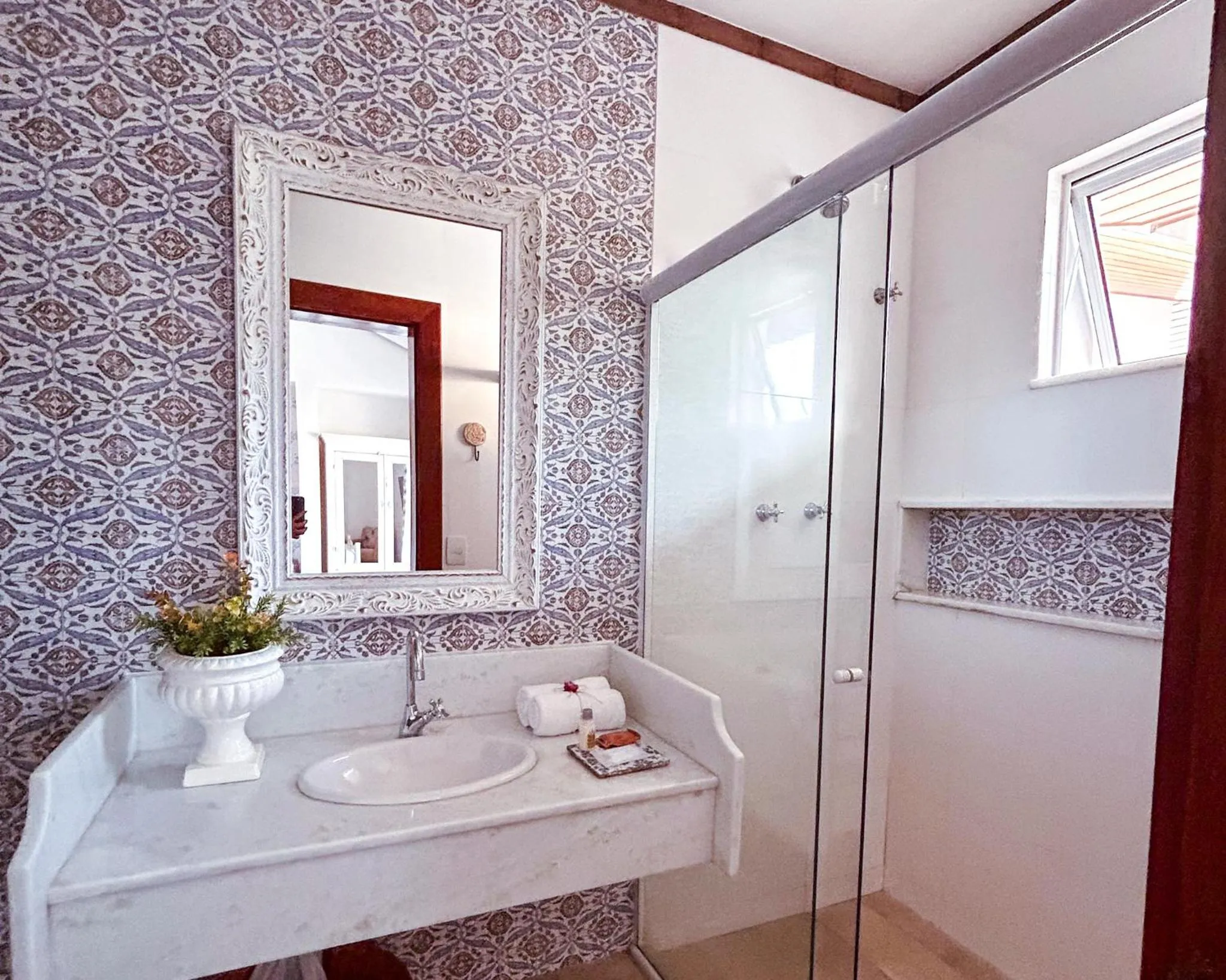 Shower in Hotel Boutique Recanto da Passagem