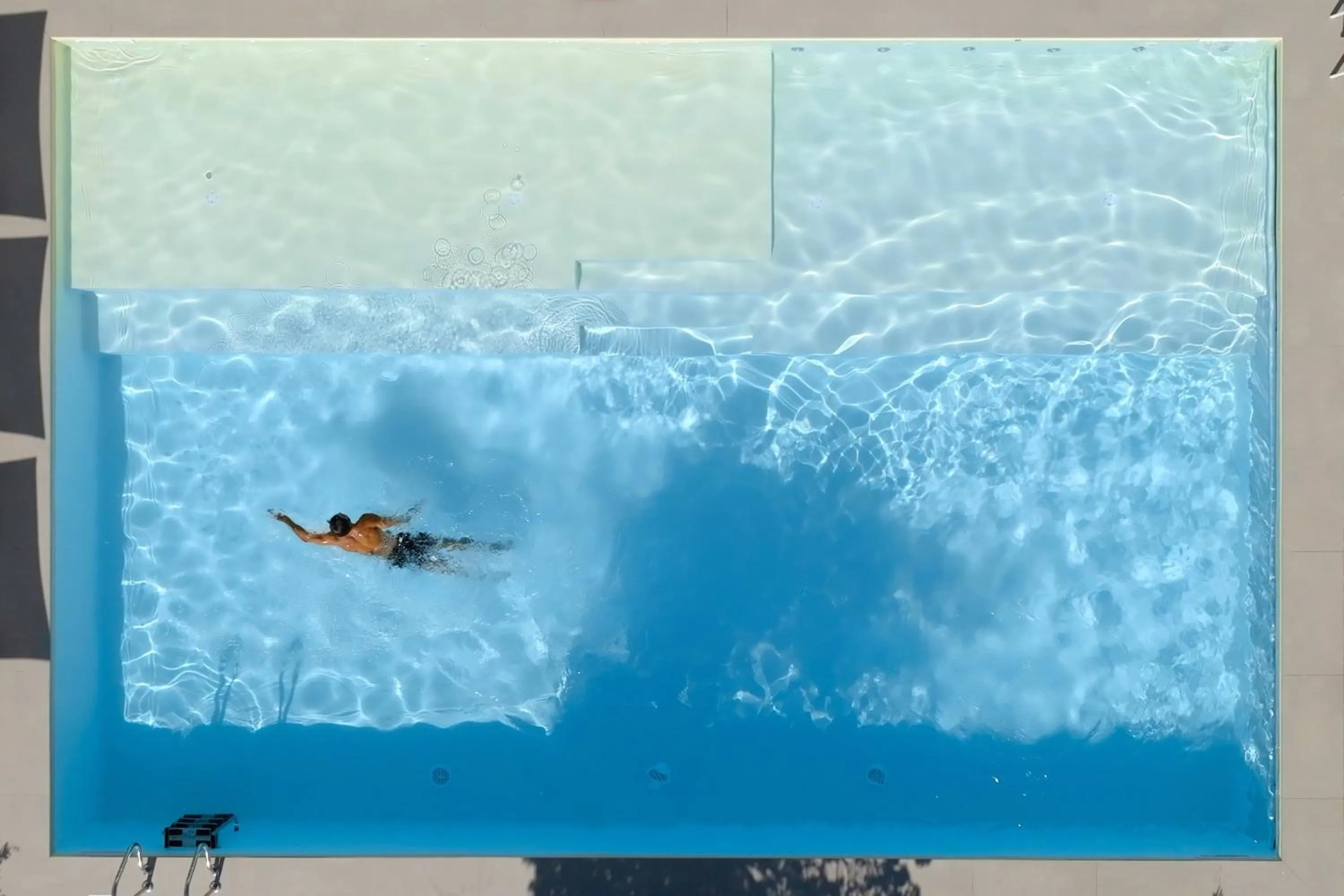 Pool view in Residence Cristallo Senigallia