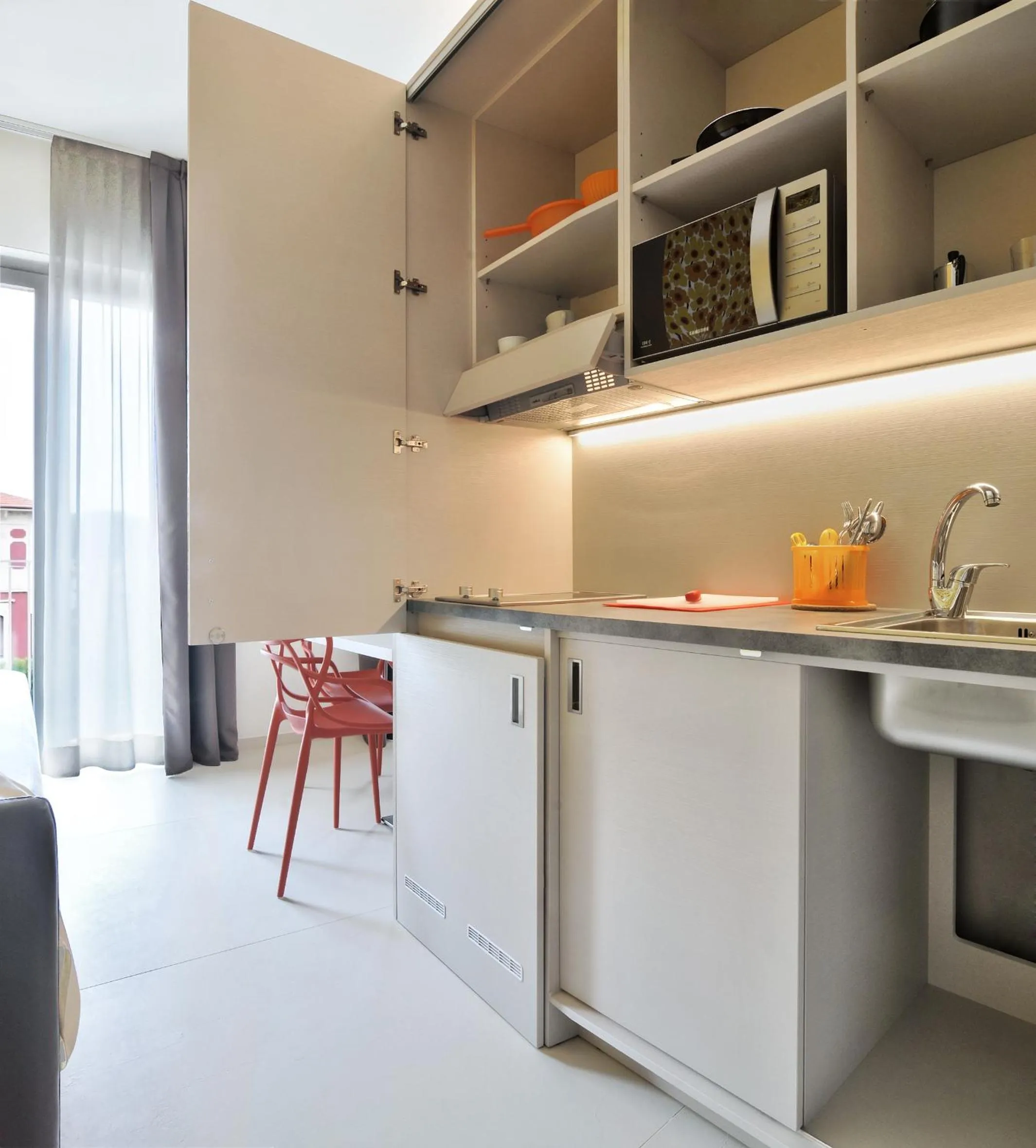 Kitchen or kitchenette in Residence Cristallo Senigallia