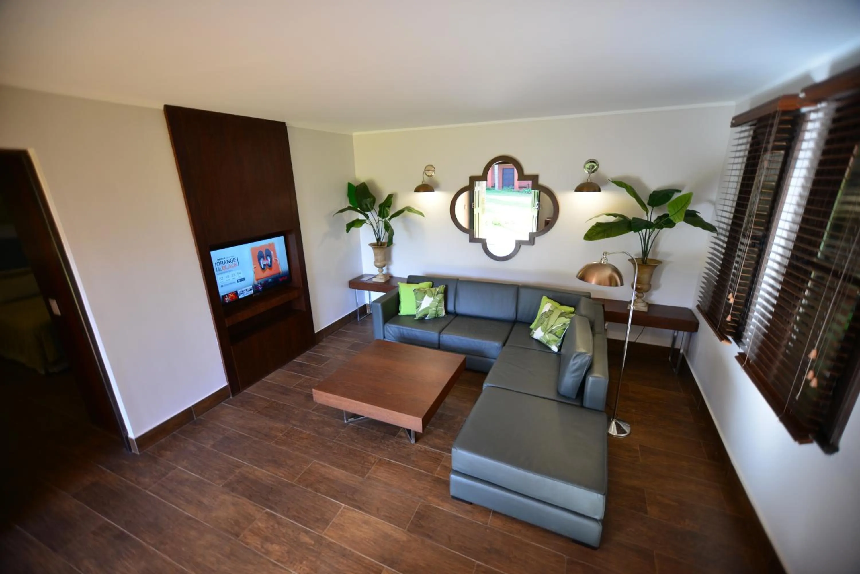 Living room in Hotel Guaminí Misión