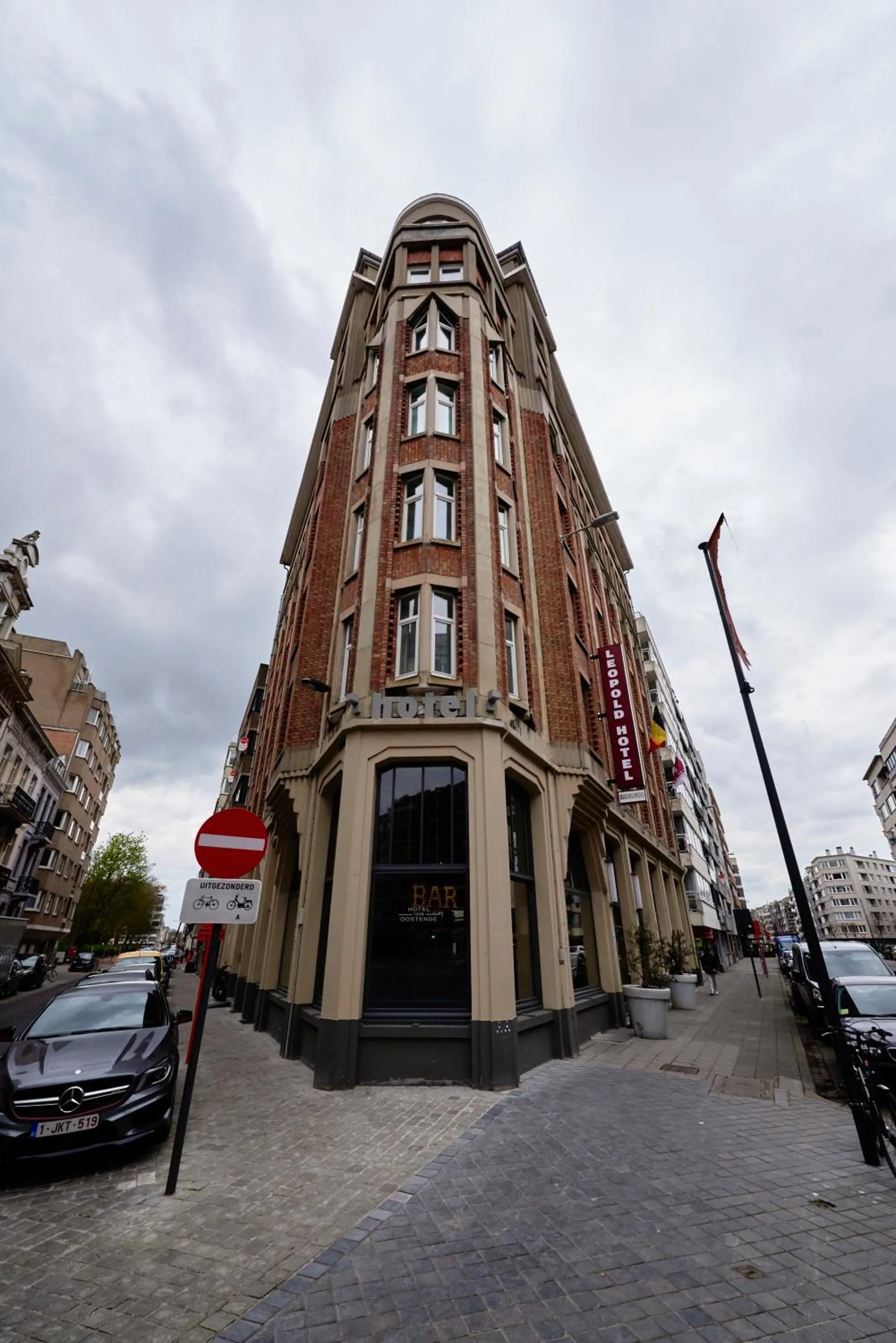 Facade/entrance in Leopold Hotel Ostend