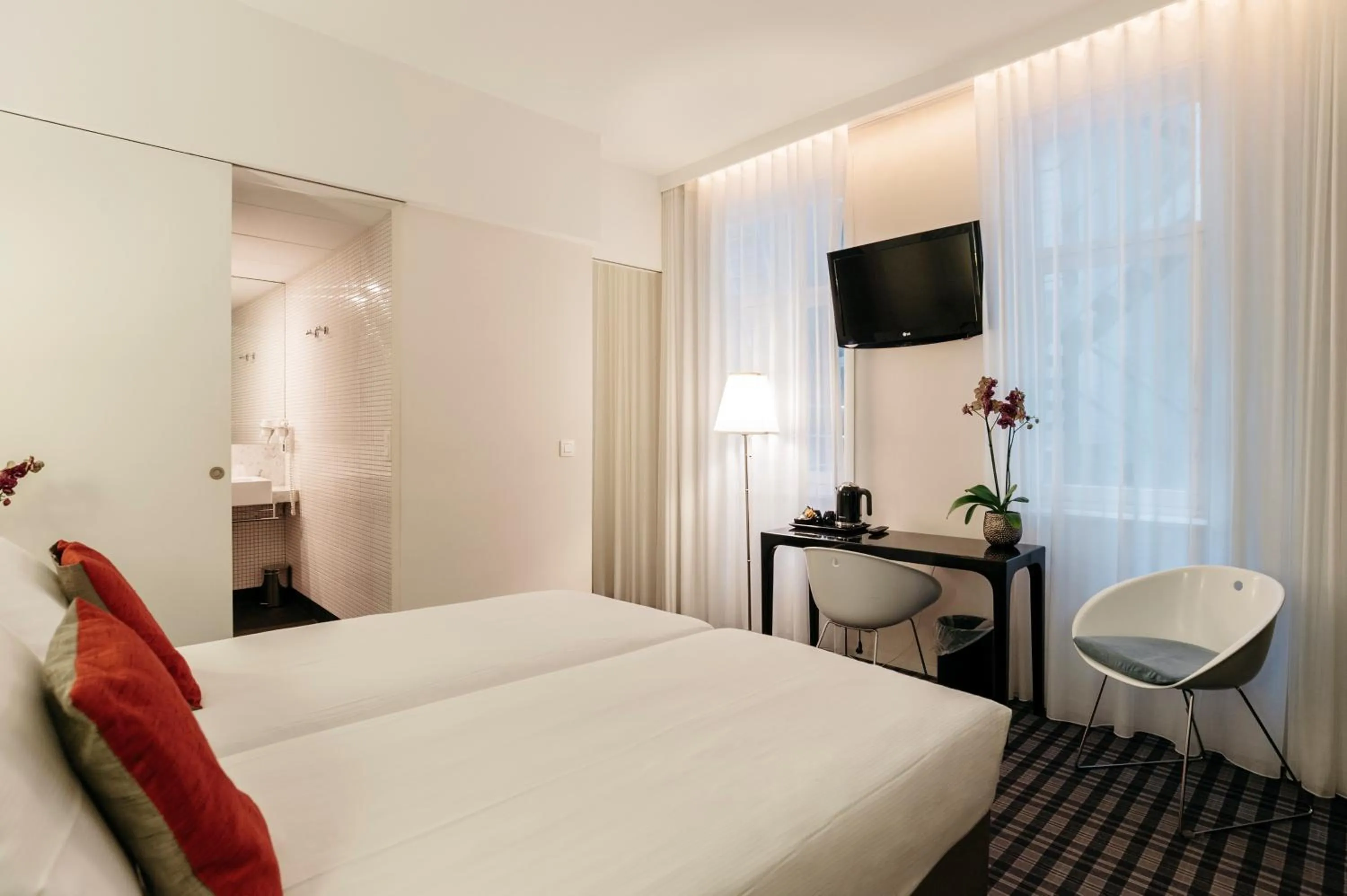 Bed in Leopold Hotel Ostend