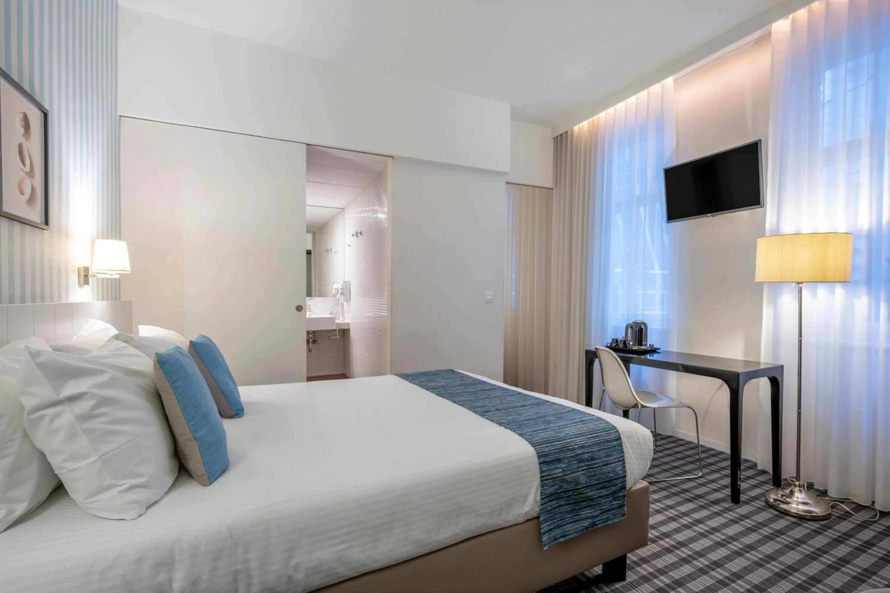 Bed in Leopold Hotel Ostend