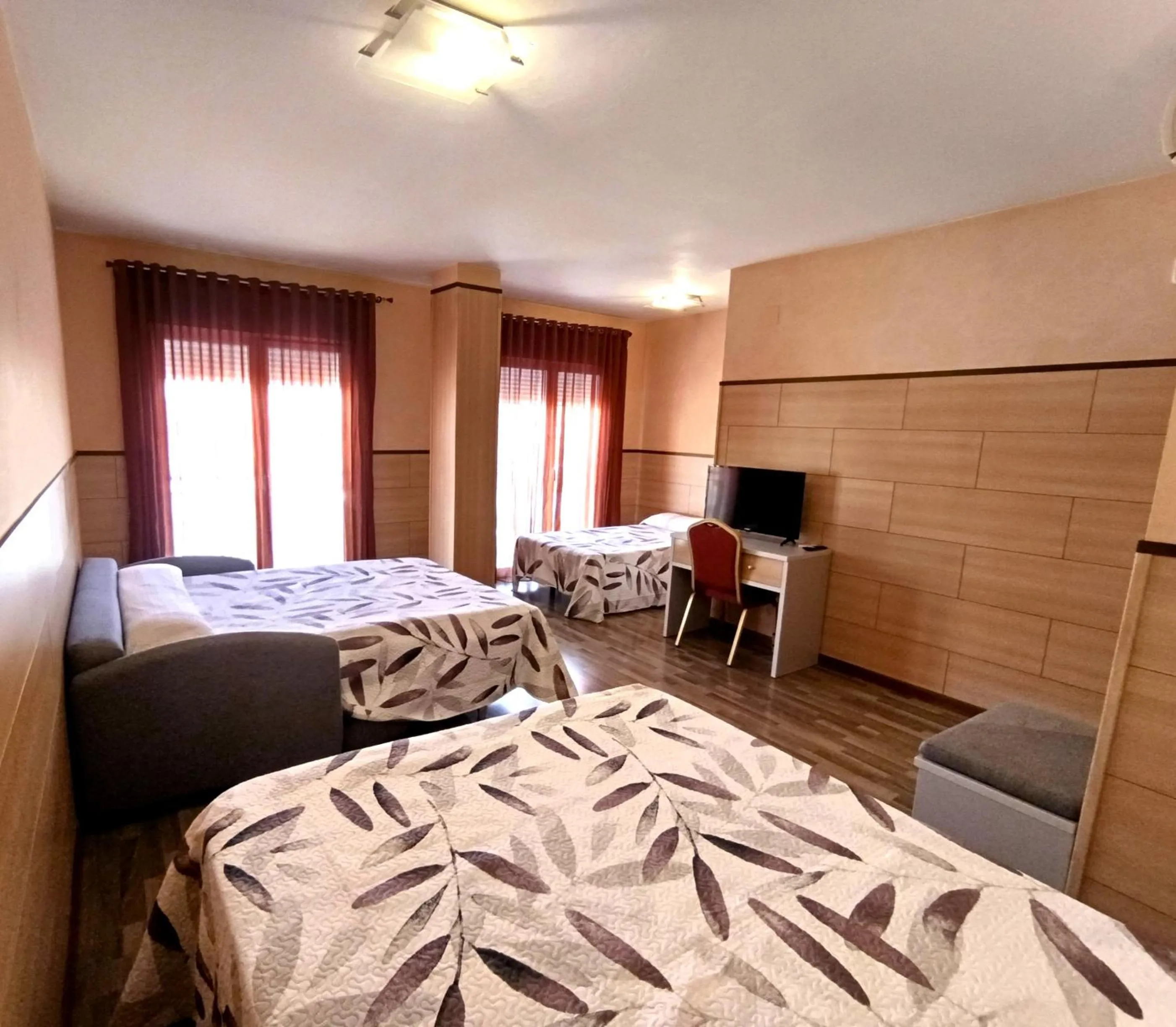 Bed in Hotel Pio XII Jumilla