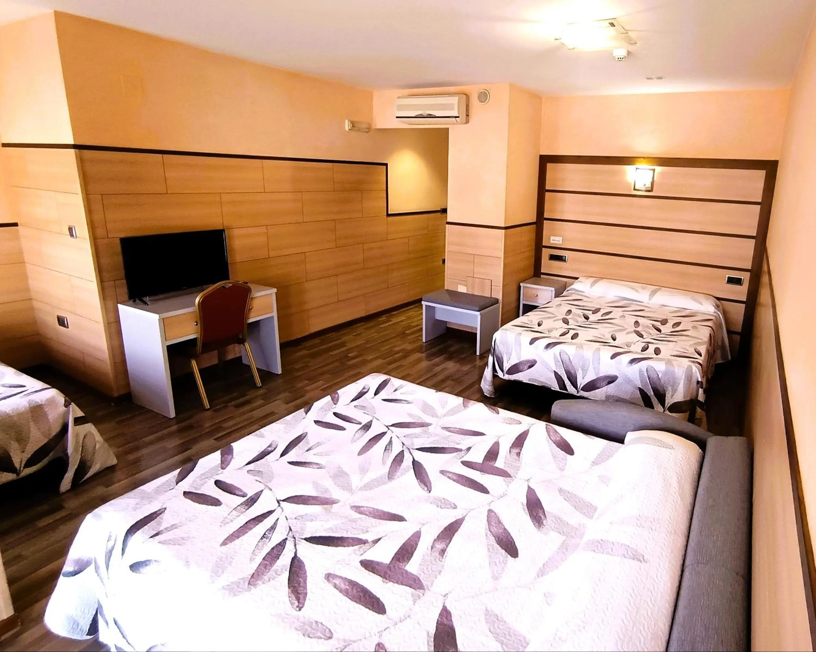 Bed in Hotel Pio XII Jumilla