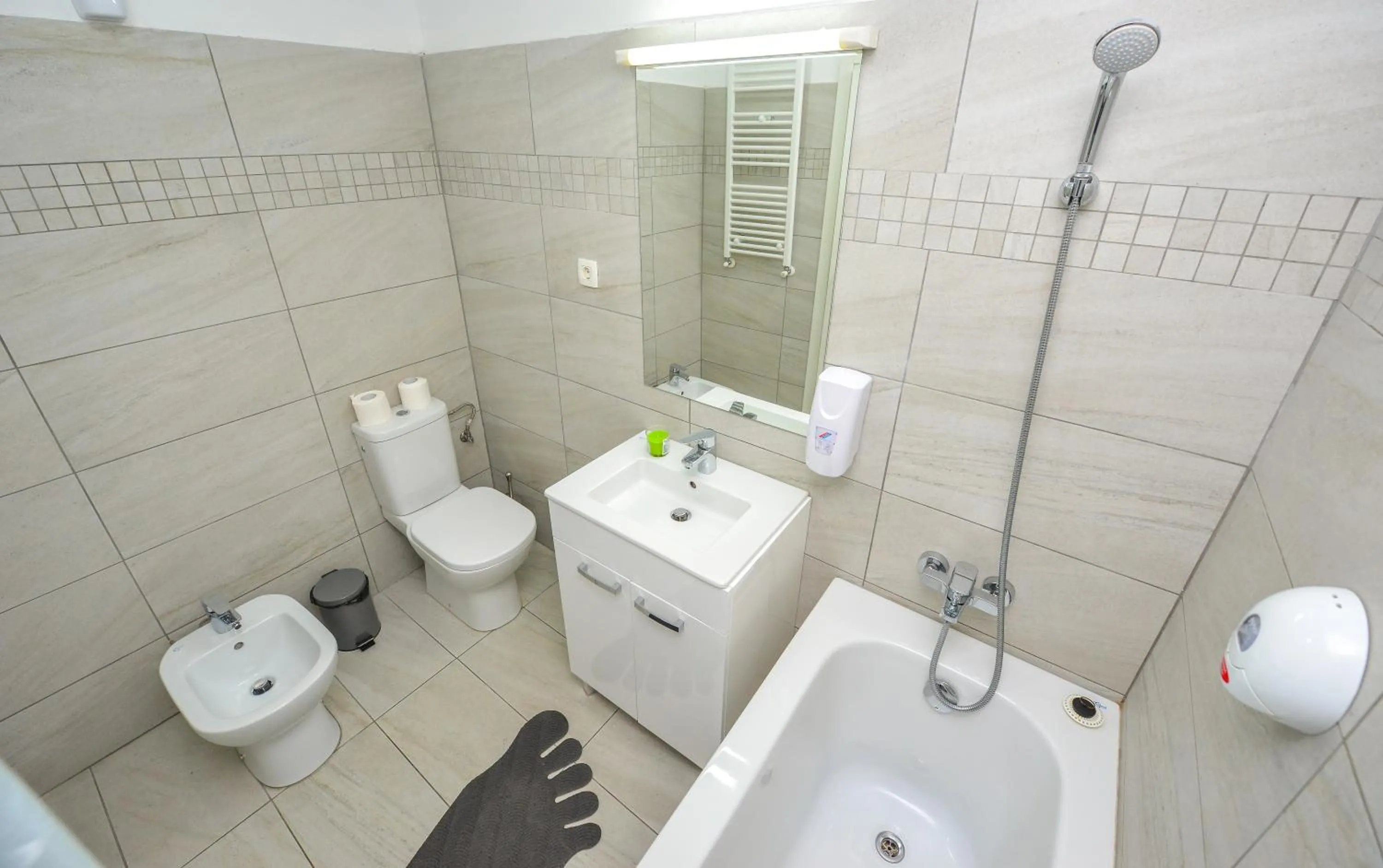 Shower in Harmony Suites