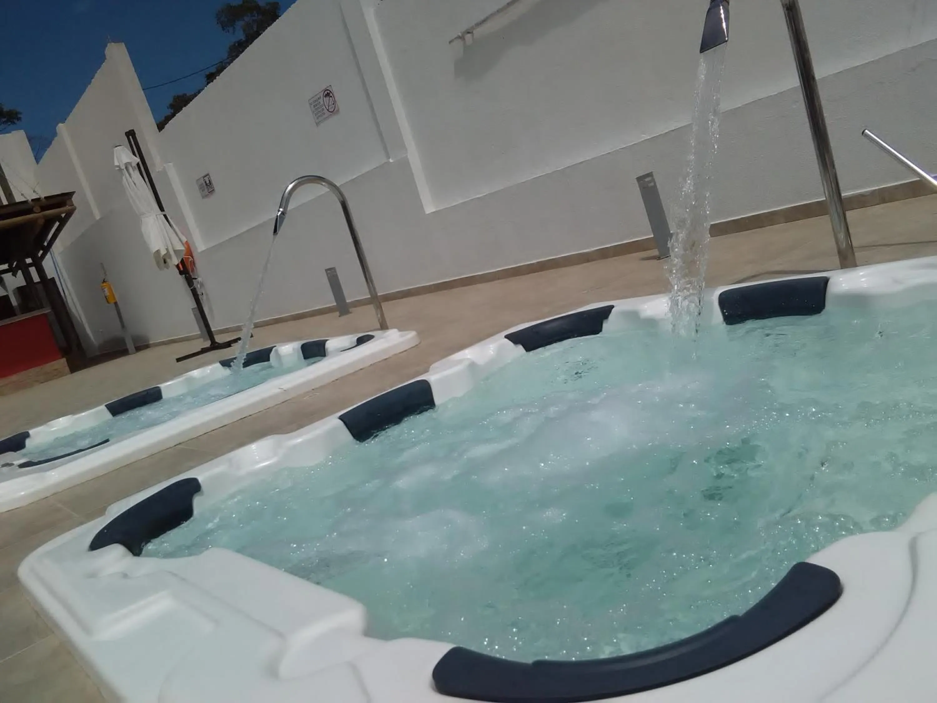 BBQ facilities in Hotel Palmeras De Luz