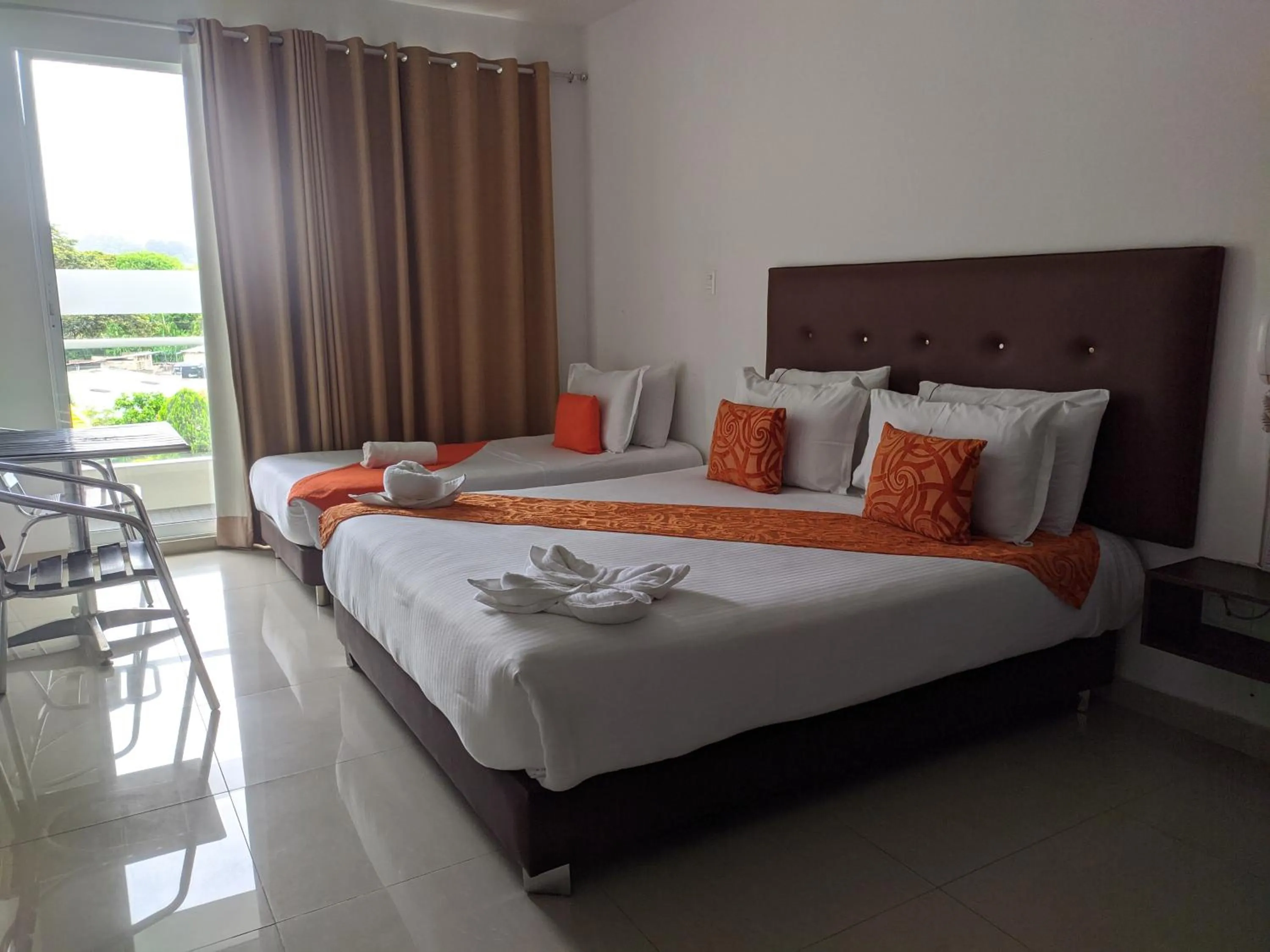 Bed in Hotel Palmeras De Luz