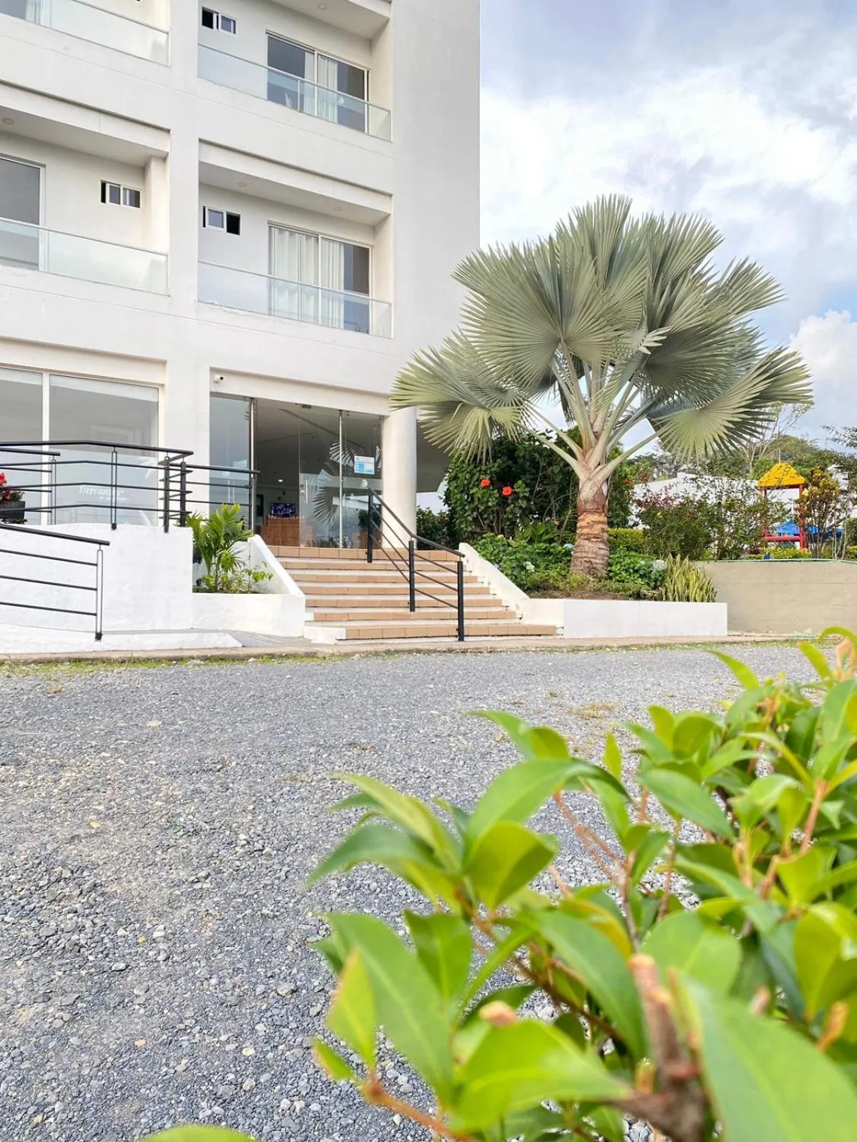 Property building in Hotel Palmeras De Luz