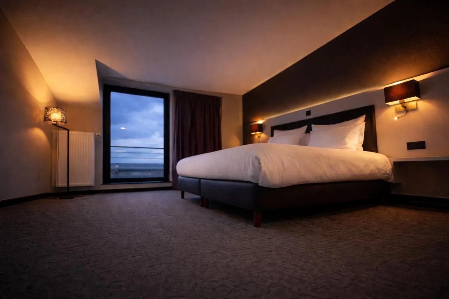 Bed in Hôtel L'Amandier