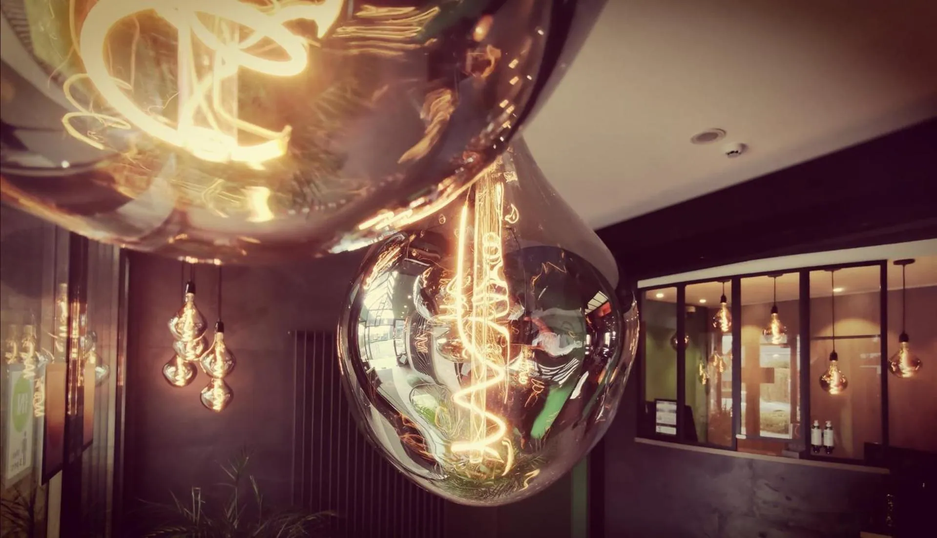 Lobby or reception in Hôtel L'Amandier