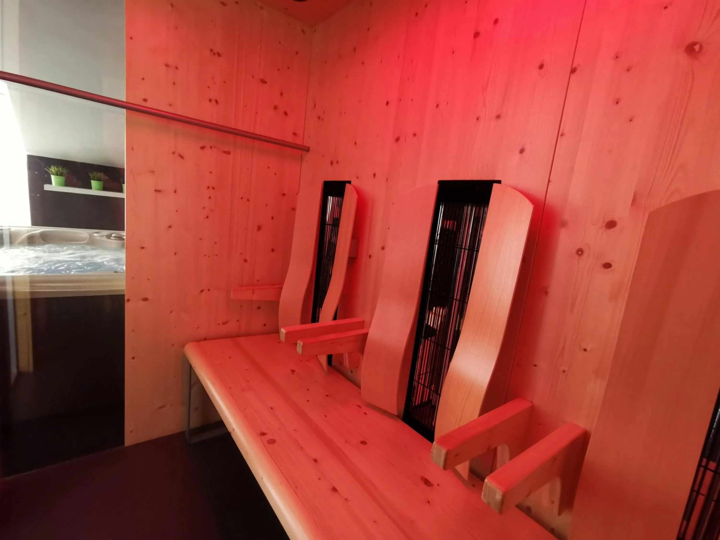 Sauna in Hôtel L'Amandier