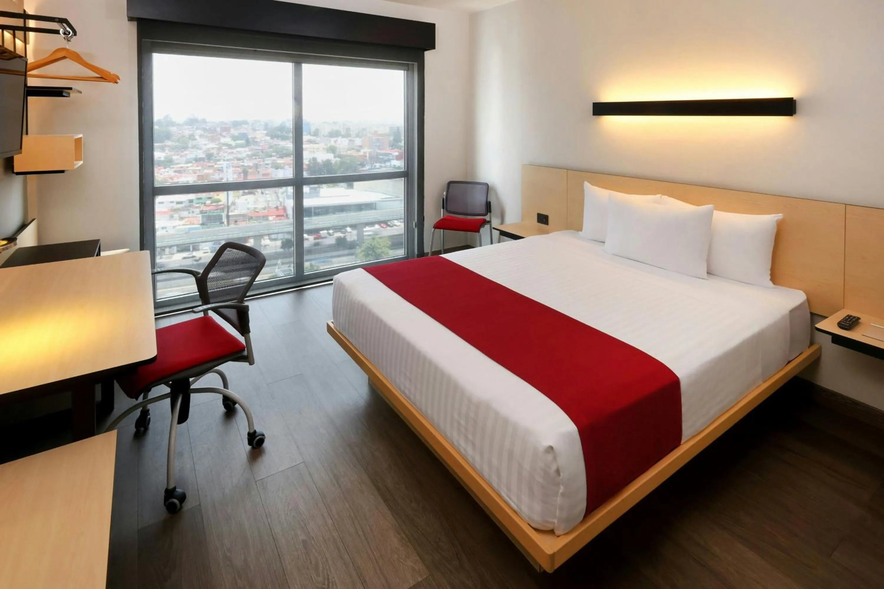 Bedroom, Bed in City Express Plus by Marriott Ciudad de México Mundo E