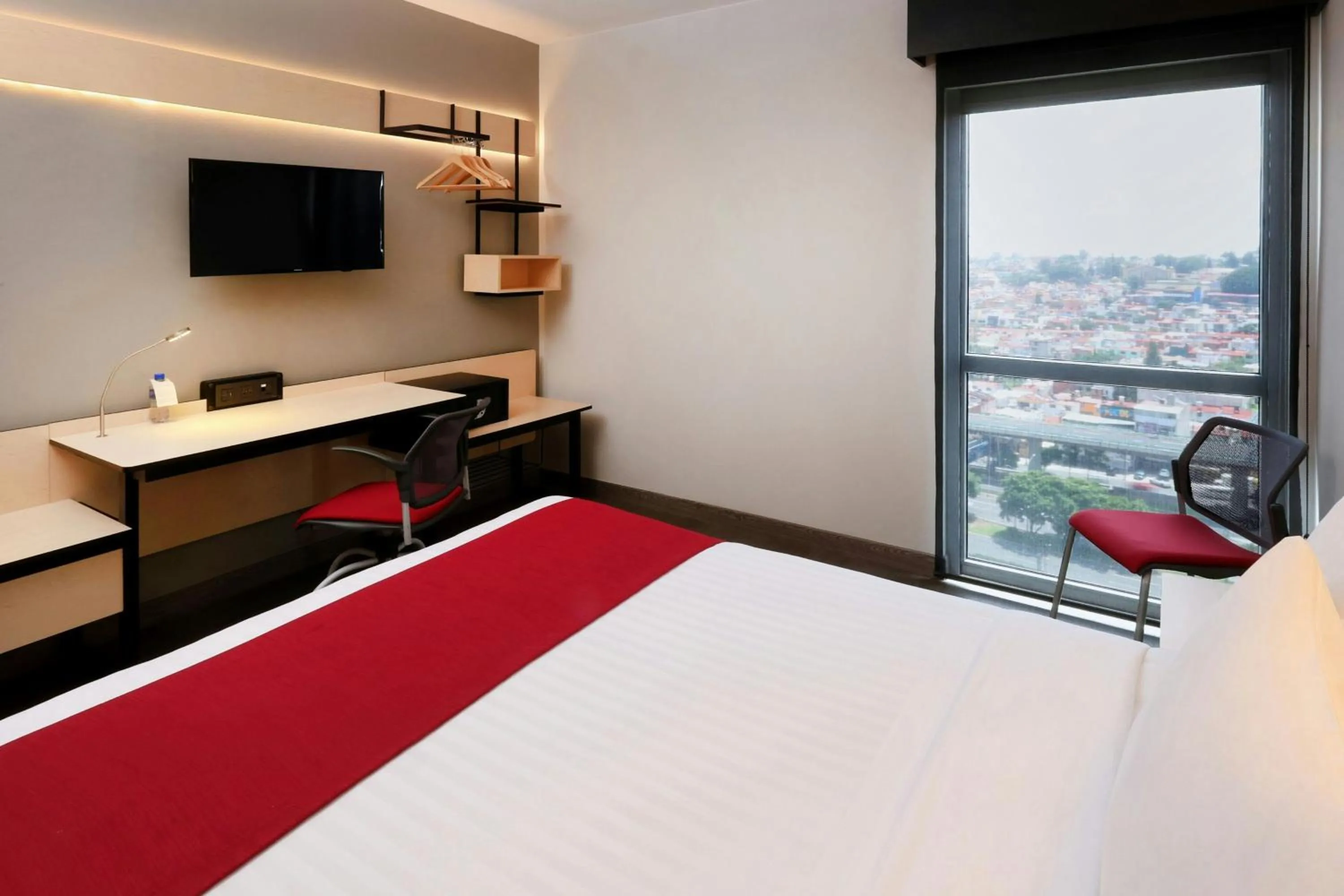 Bedroom, Bed in City Express Plus by Marriott Ciudad de México Mundo E