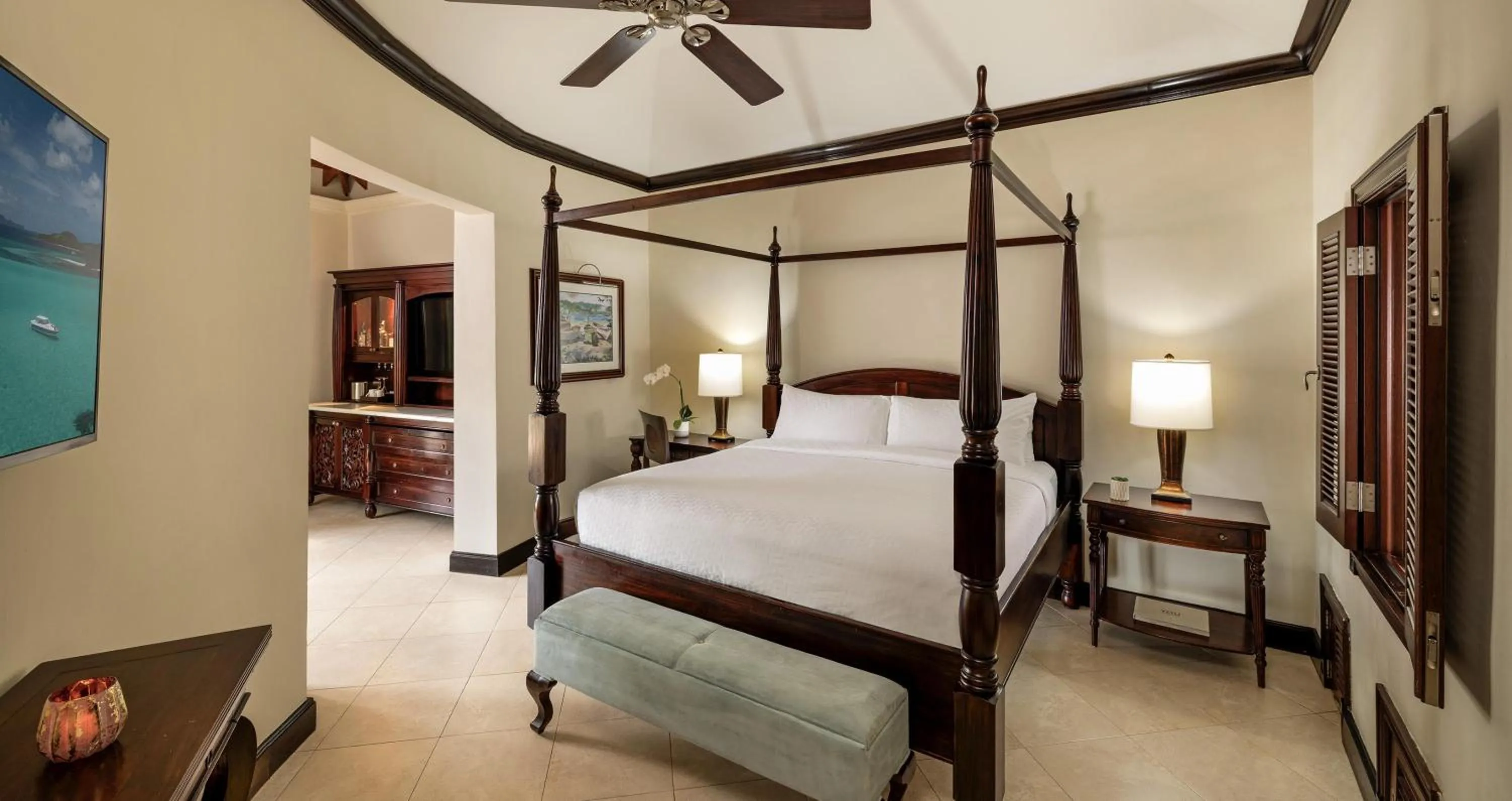 Photo of the whole room, Bed in Sandals Negril Beach All Inclusive Resort and Spa - Couples Only