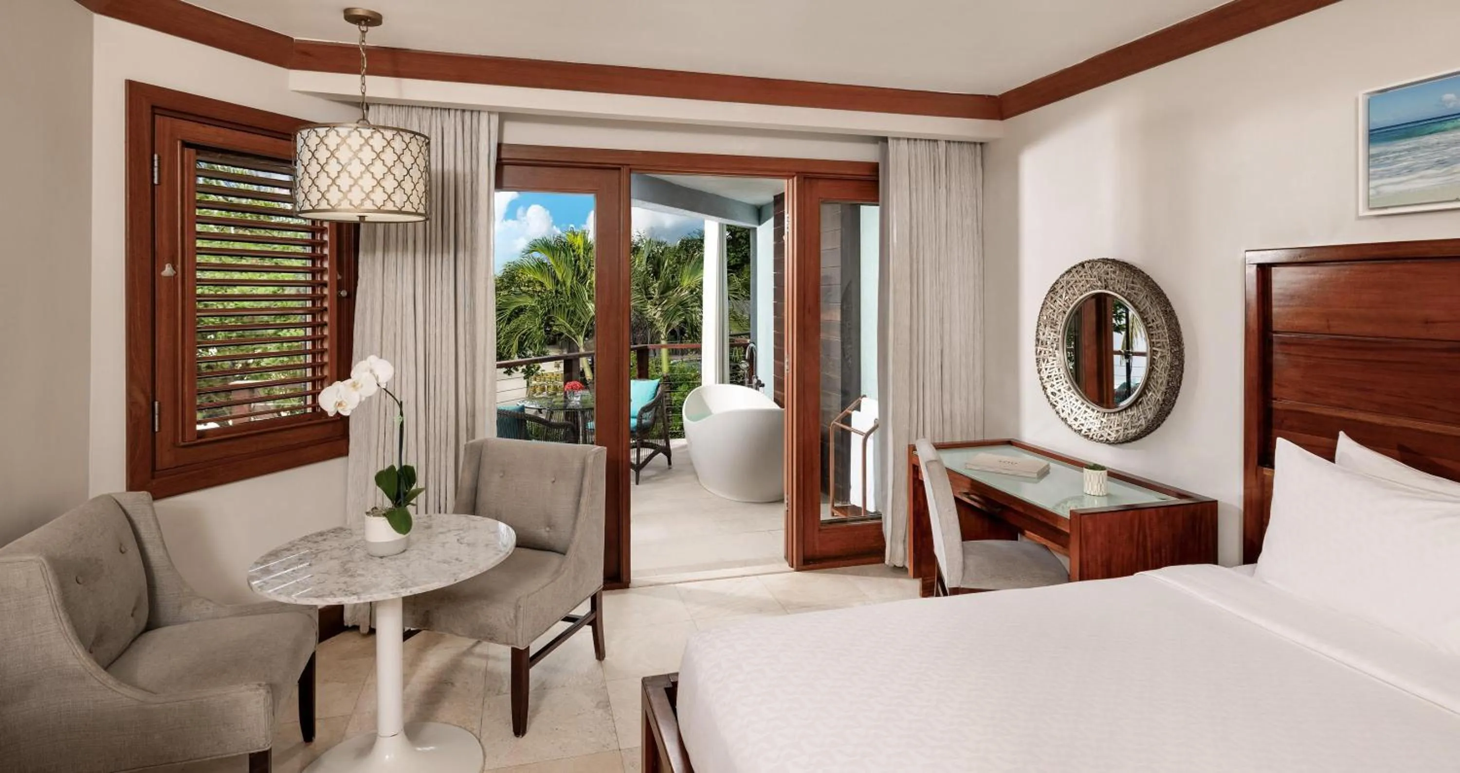 Photo of the whole room, Bed in Sandals Negril Beach All Inclusive Resort and Spa - Couples Only