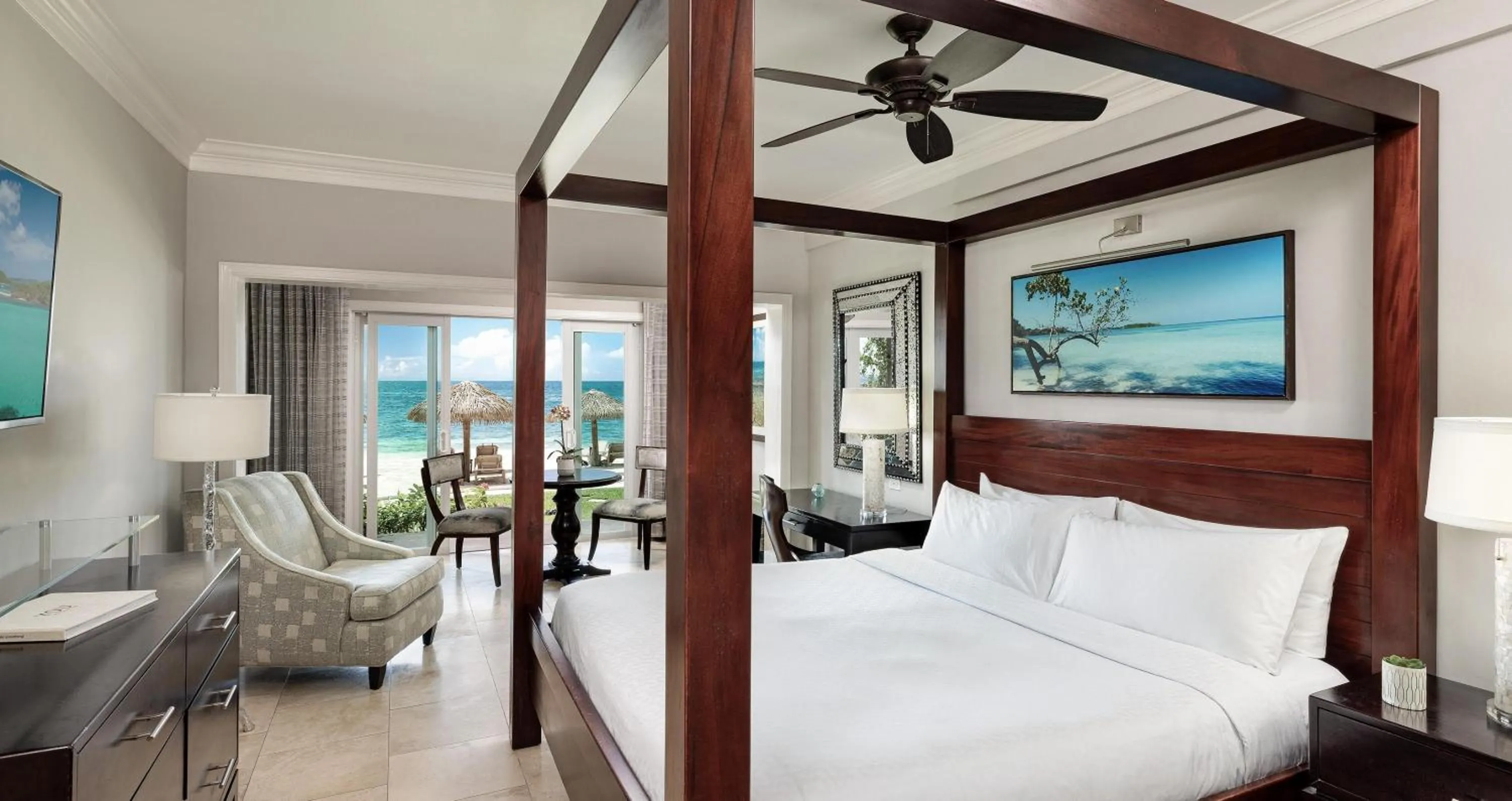 Photo of the whole room, Bed in Sandals Negril Beach All Inclusive Resort and Spa - Couples Only