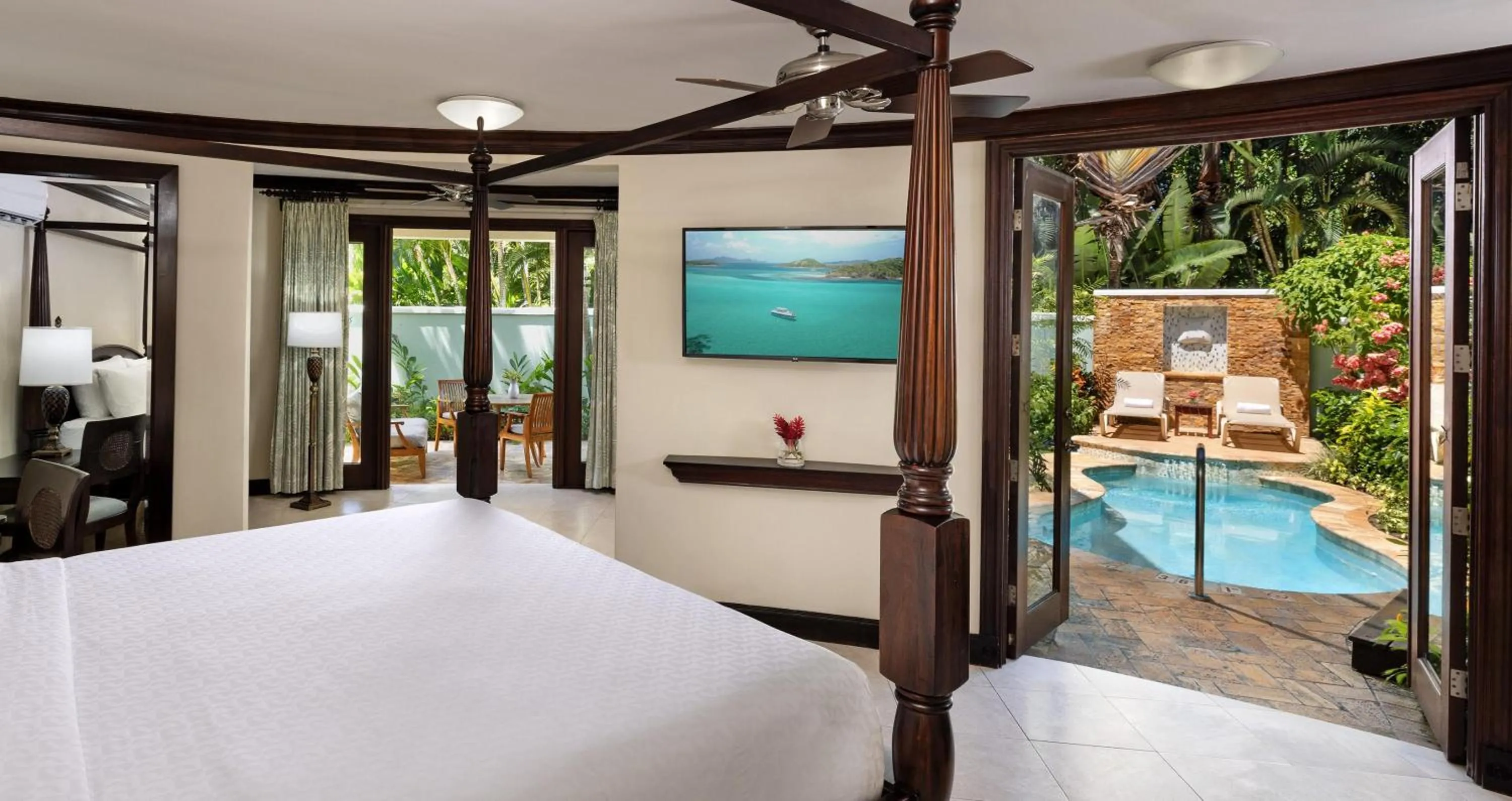 Photo of the whole room, Bed in Sandals Negril Beach All Inclusive Resort and Spa - Couples Only