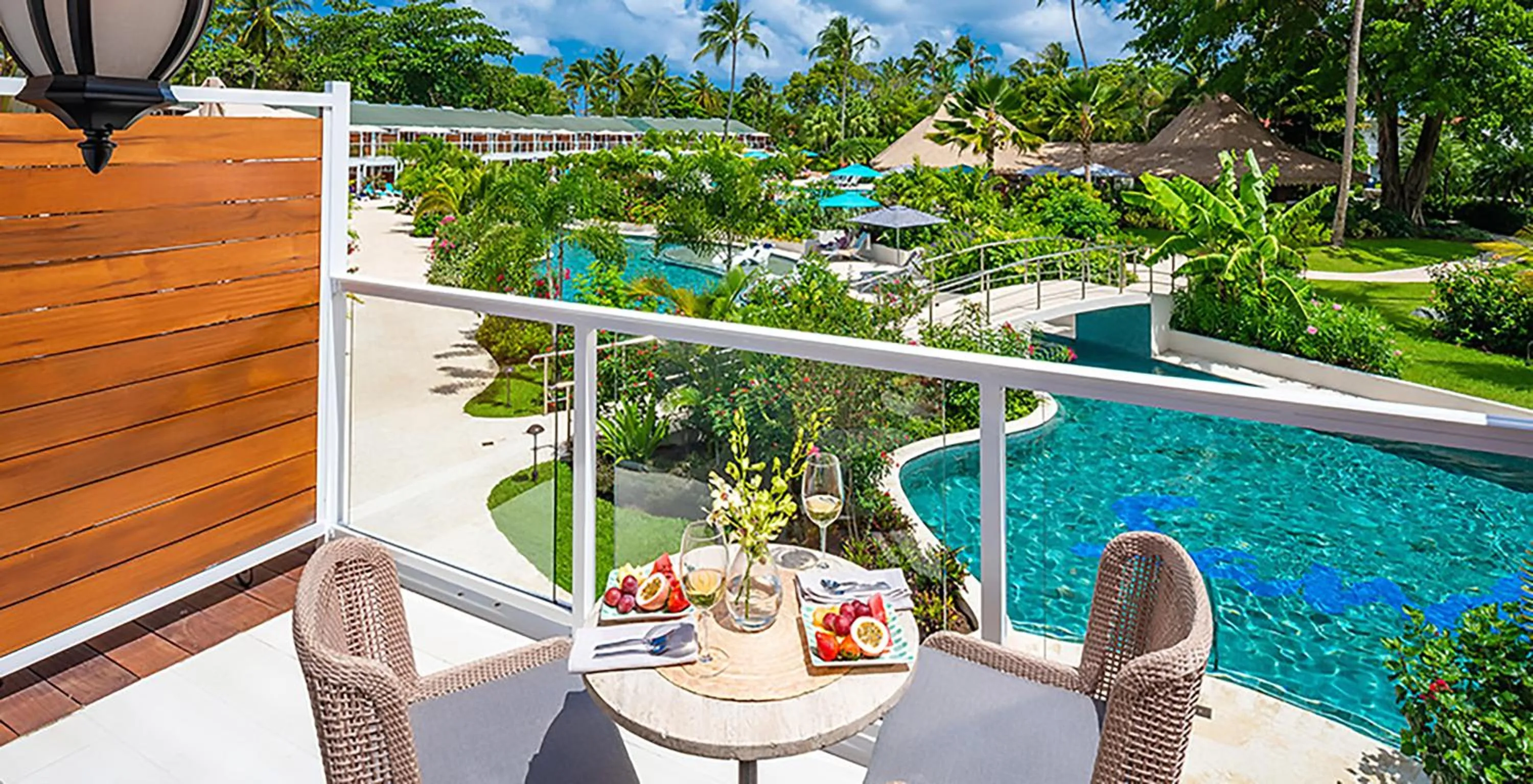 Crystal Lagoon Poolside Luxury in Sandals Halcyon Beach All Inclusive - Couples Only