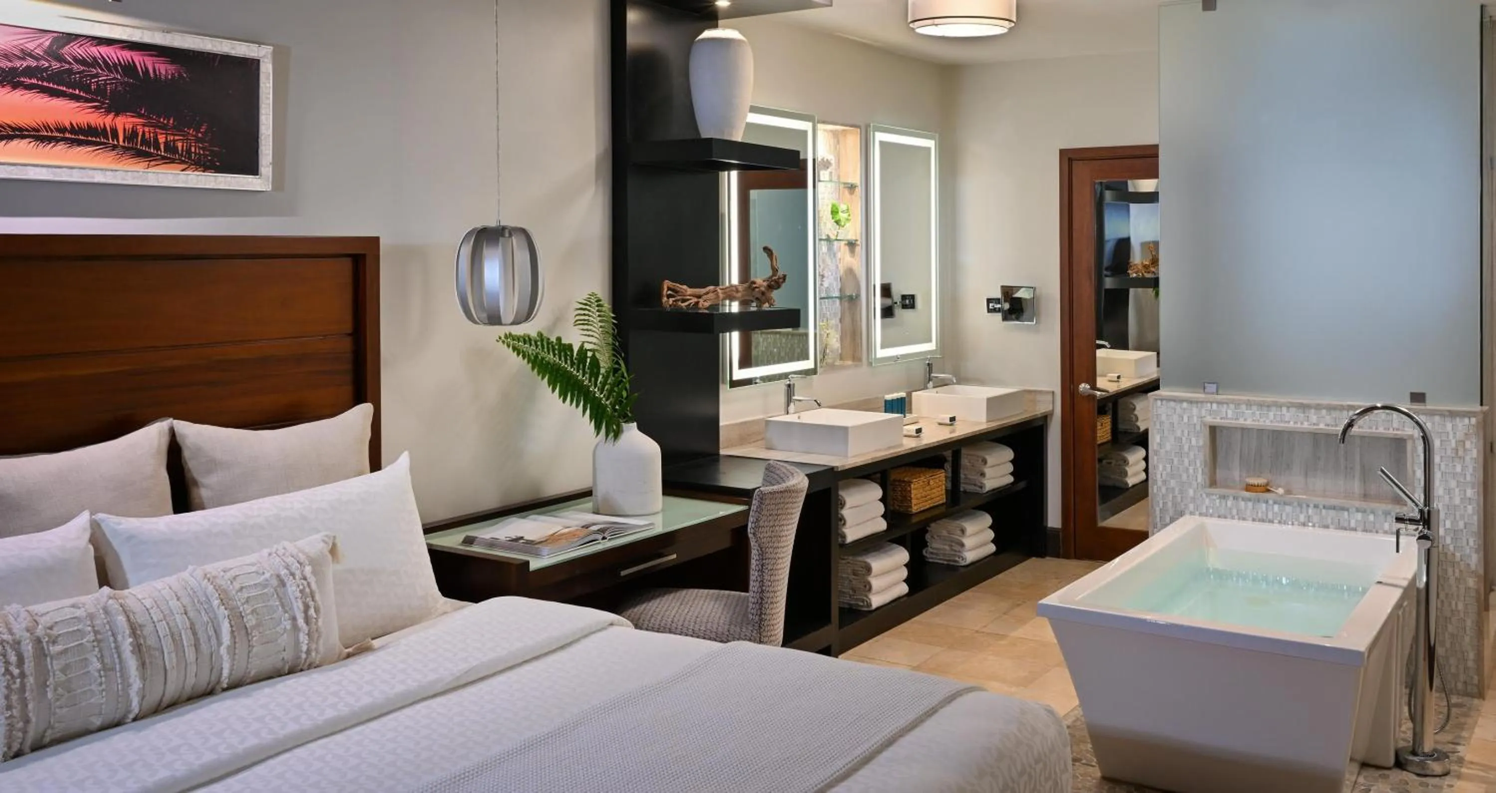 Photo of the whole room, Bed in Sandals Halcyon Beach All Inclusive - Couples Only