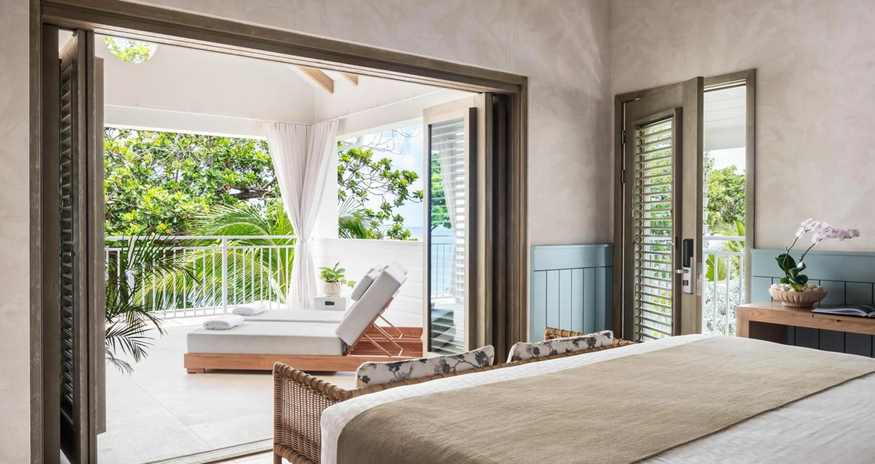 Photo of the whole room, Bed in Sandals Halcyon Beach All Inclusive - Couples Only