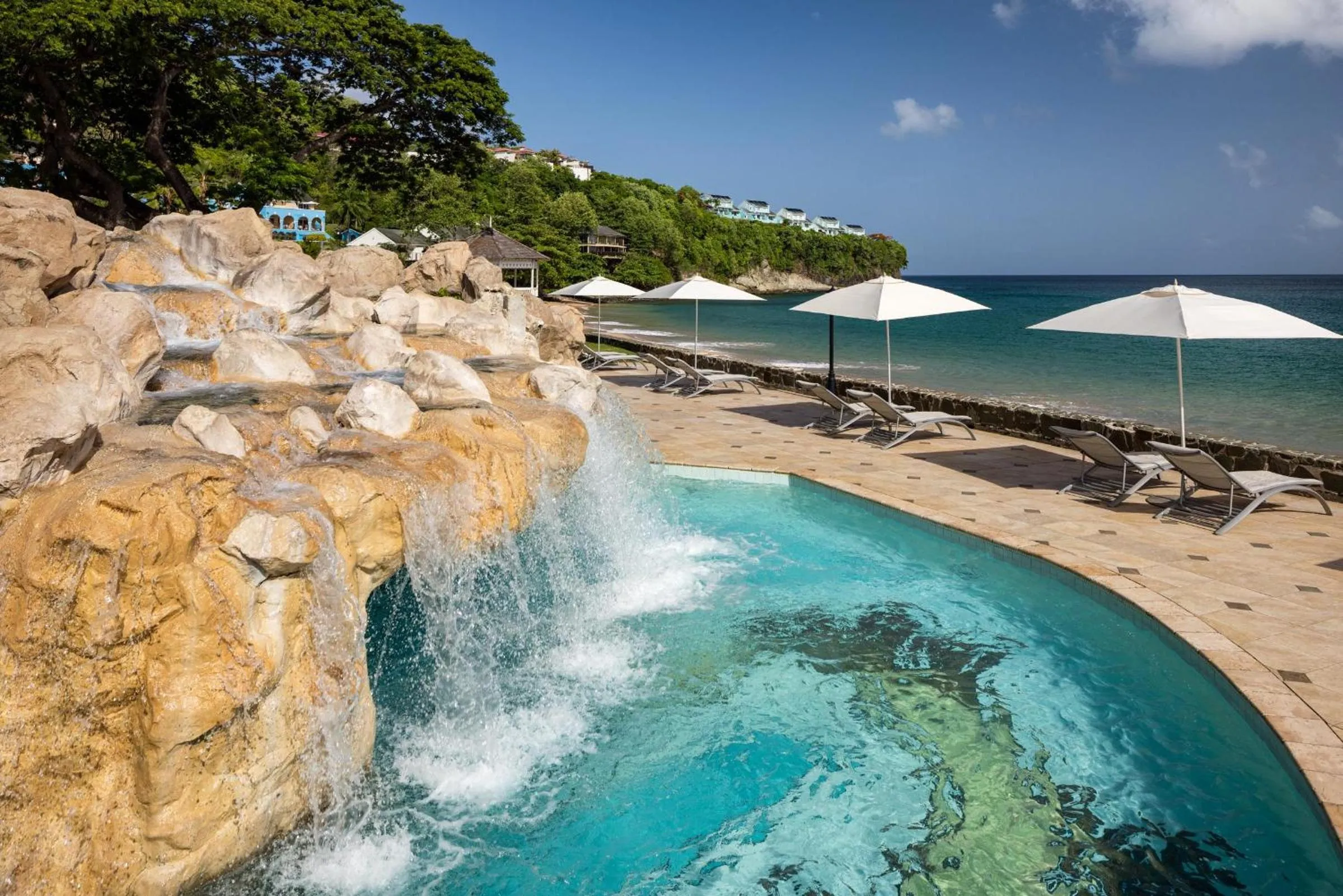 Swimming pool in Sandals Regency La Toc All Inclusive Resort and Spa - Couples Only