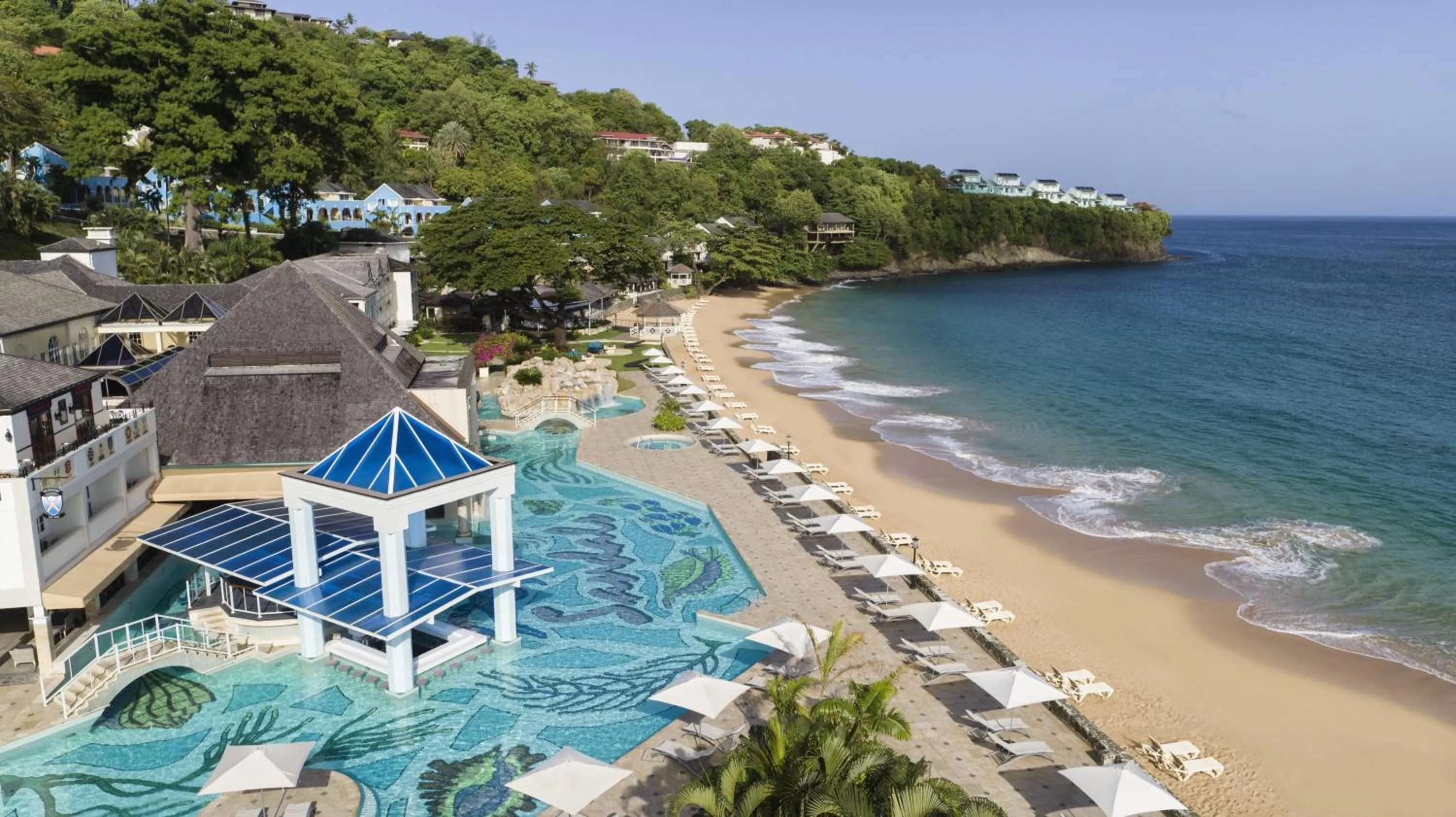 Swimming pool in Sandals Regency La Toc All Inclusive Resort and Spa - Couples Only