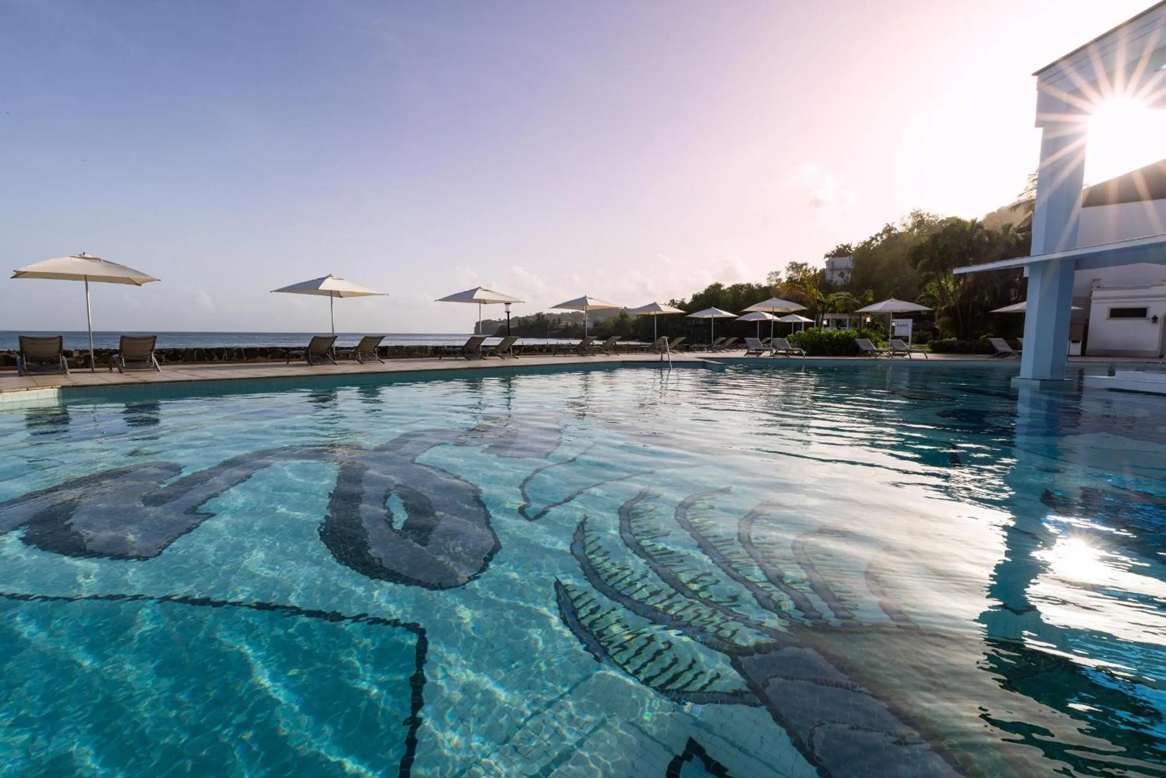 Swimming pool in Sandals Regency La Toc All Inclusive Resort and Spa - Couples Only